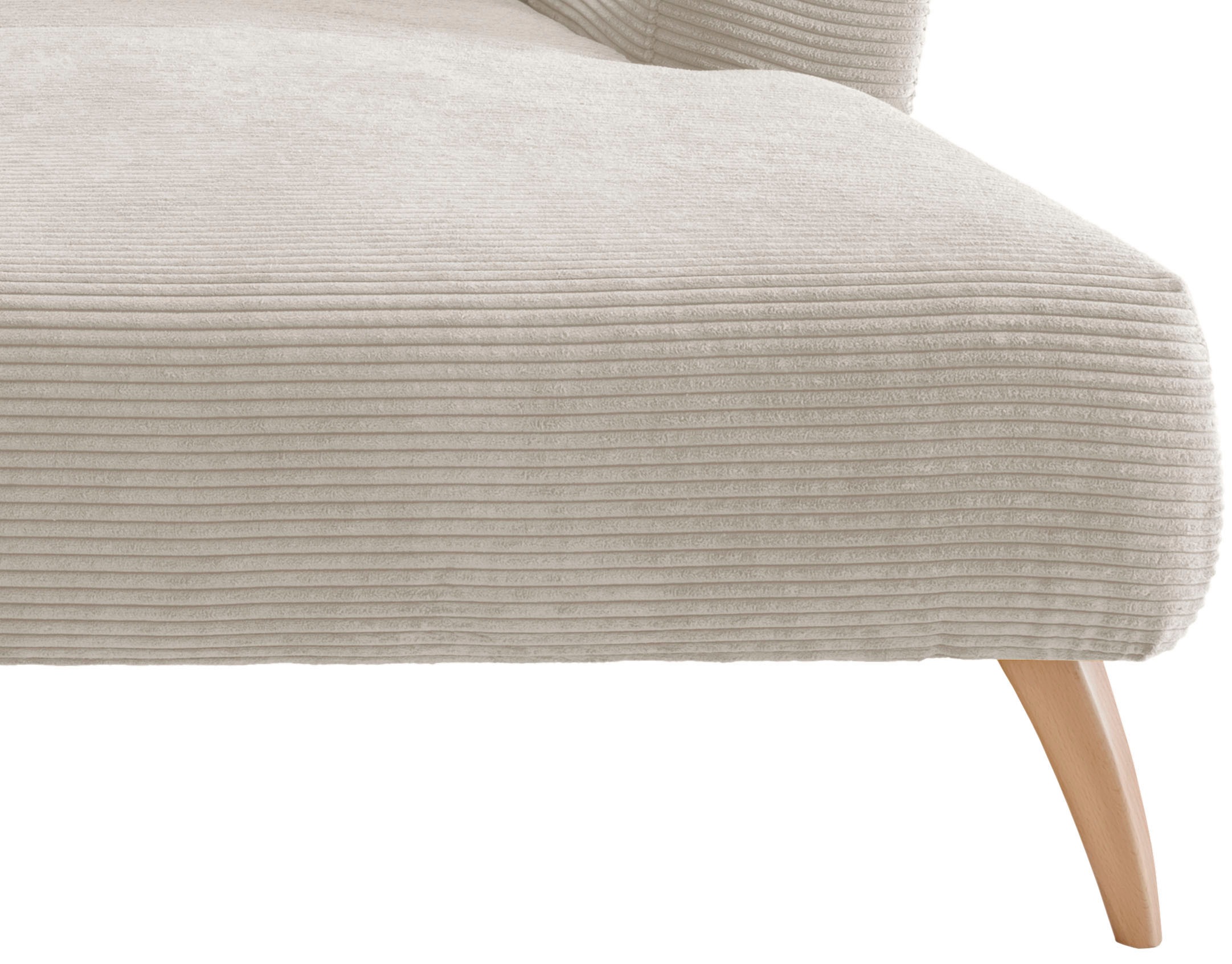 INOSIGN Ecksofa »Colori L-Form«, Holzfußfarbe wählbar, inkl. 4x Zierkissen