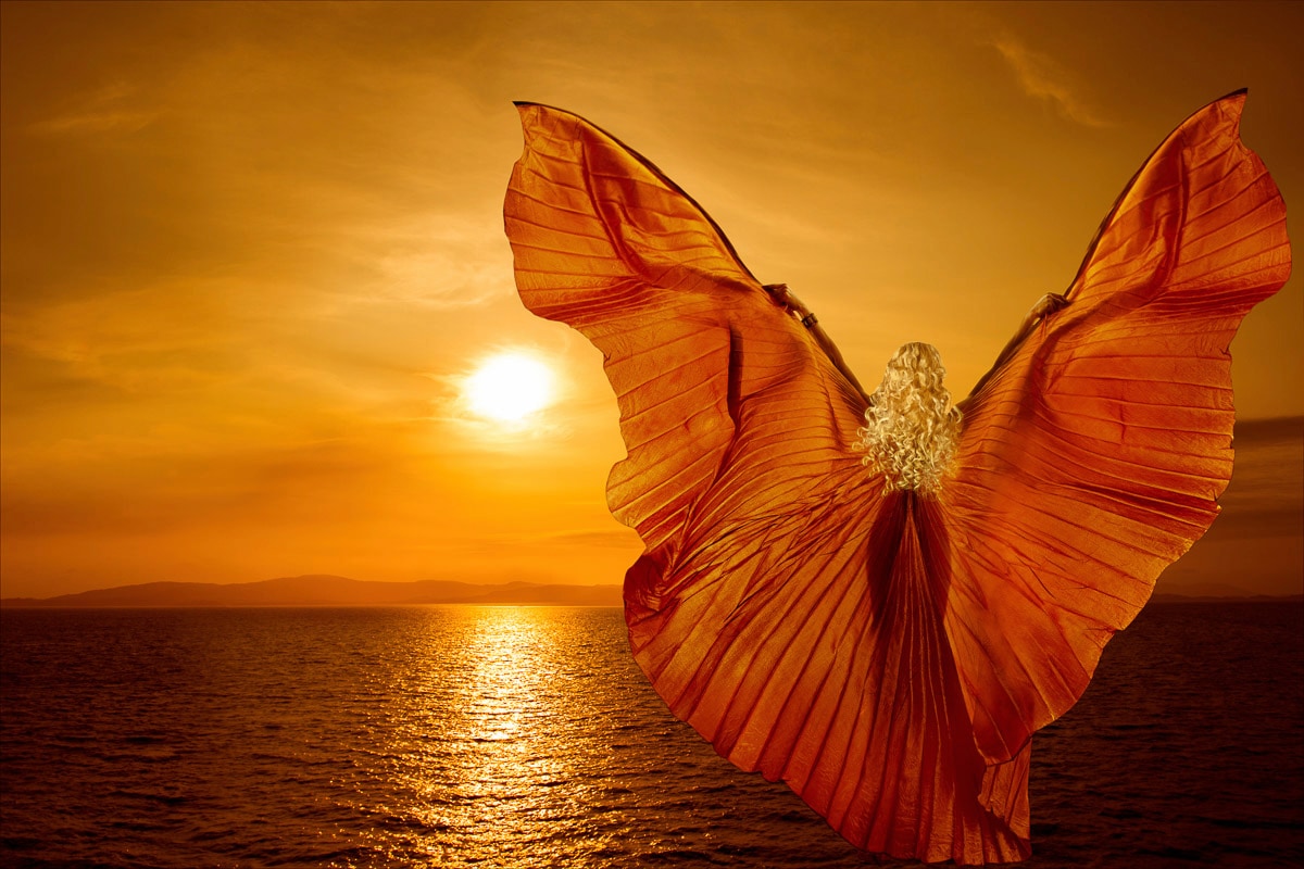 Papermoon "Schmetterling Fantasy Frau"