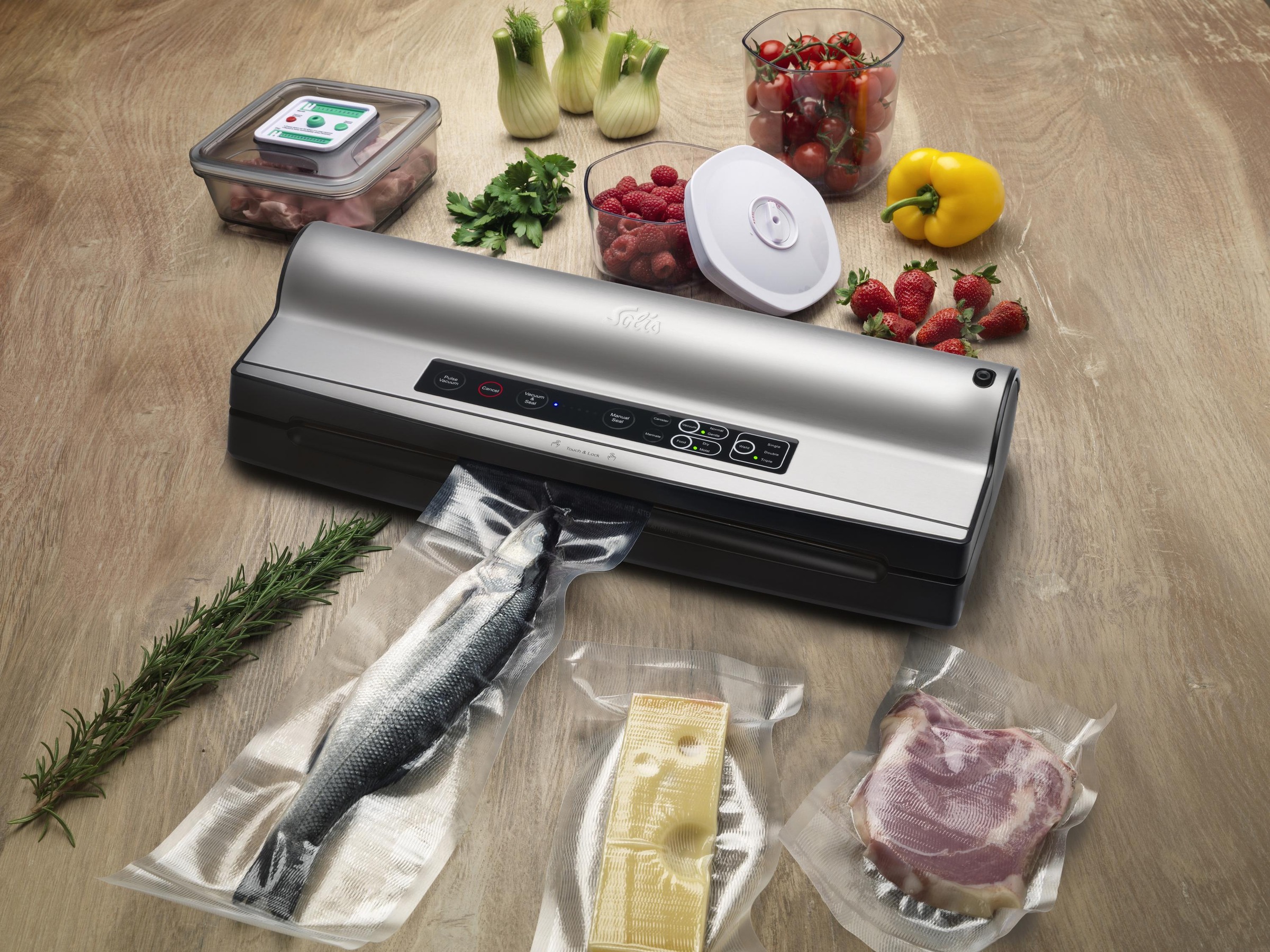 SOLIS OF SWITZERLAND Vakuumierer »Vac Prestige Maxi«, Rollenbreite 40 cm