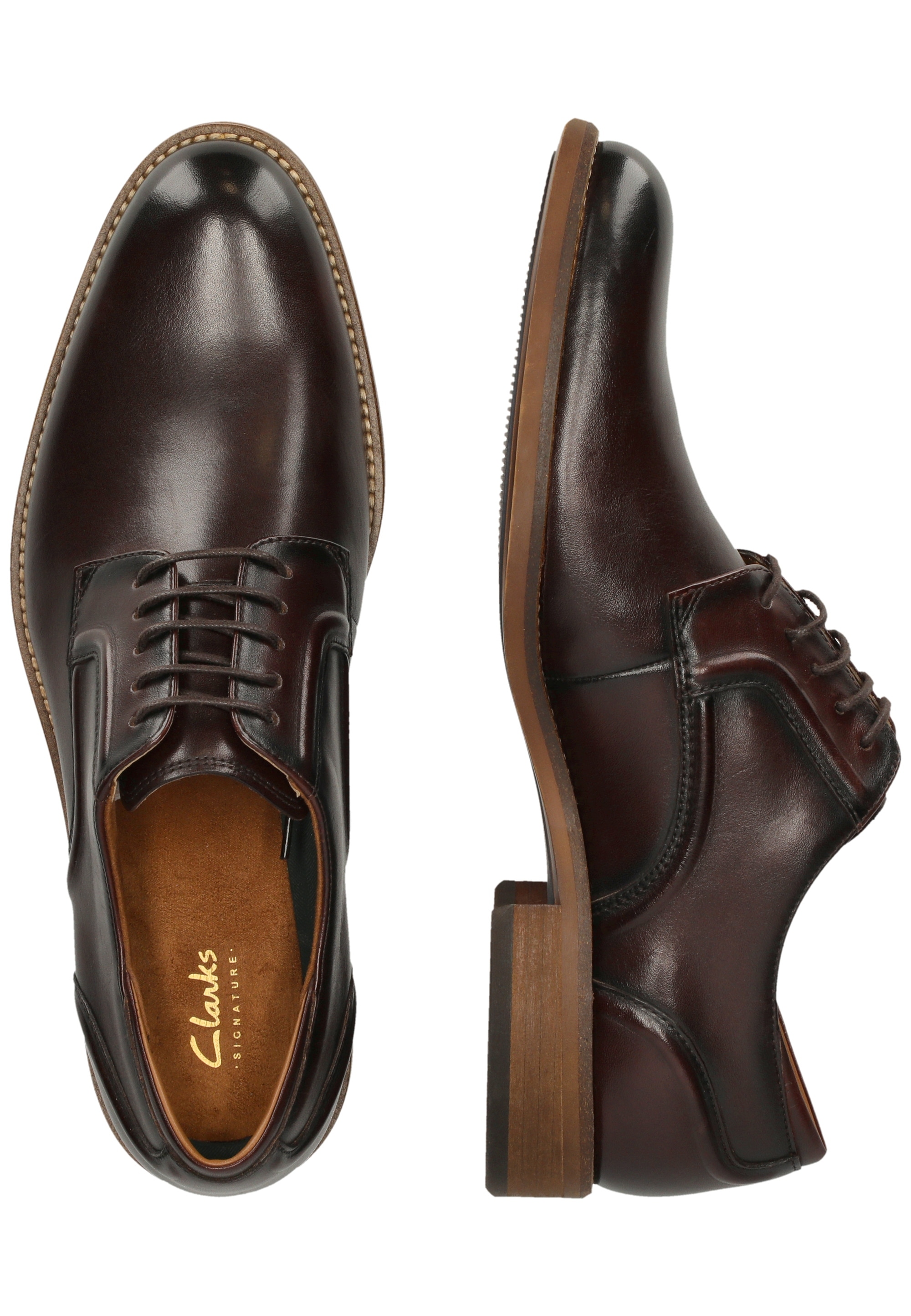 Clarks Schnürschuh »CraftRemi Lace«  mit feiner Rippstruktur