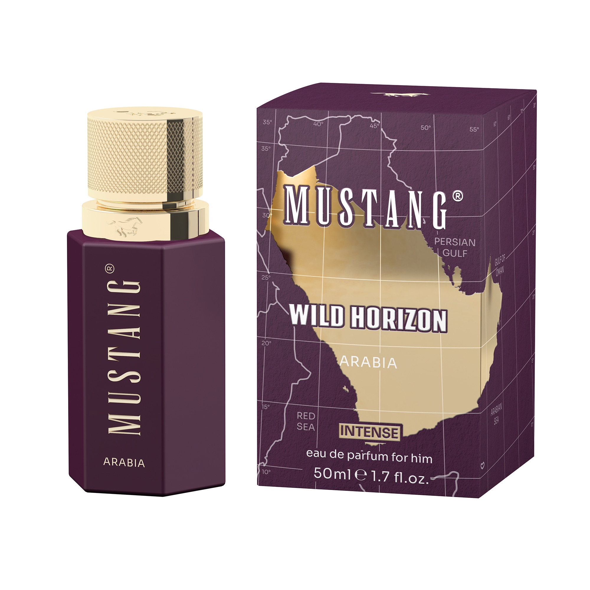 MUSTANG Eau de Parfum »Wild Horizon Arabia« flüssige Formulierung, mit 50 ml, für eine einfache Anwendung