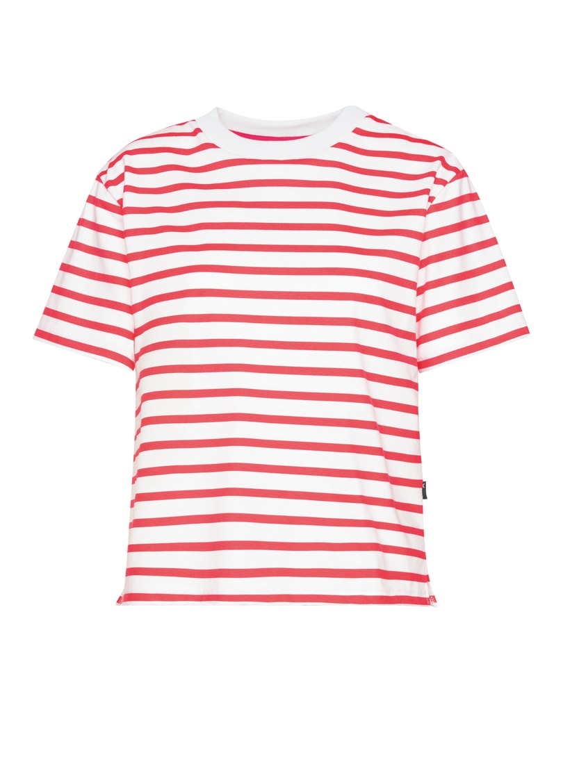 Trigema T-Shirt "TRIGEMA Cropped T-Shirt mit Ringelmuster" 1 Stk. tlg. günstig online kaufen