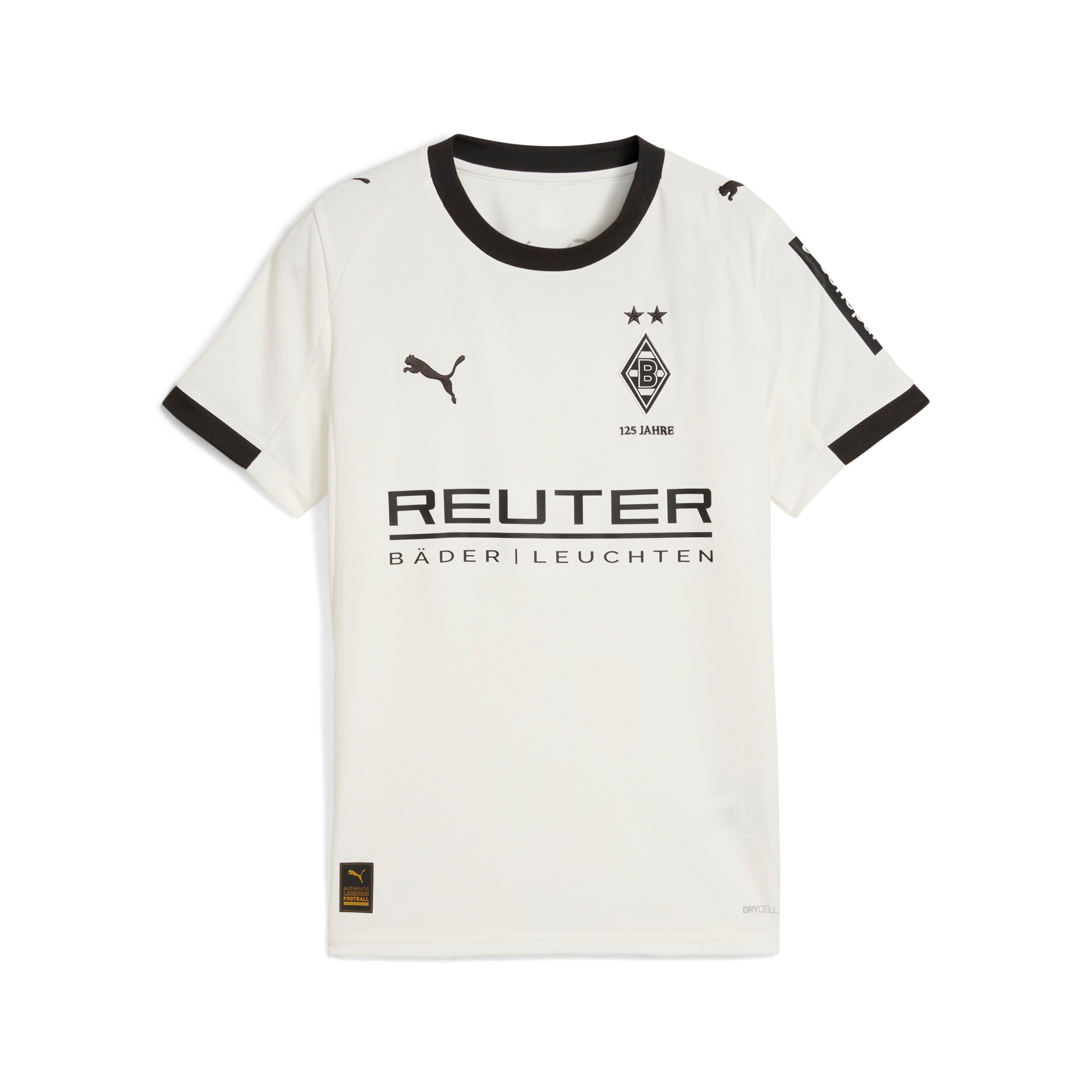 PUMA Fußballtrikot "BMG HOME JERSEY REPLICA JR" für Fußball, Kurzarm, Rundhalsausschnitt, aus Polyester