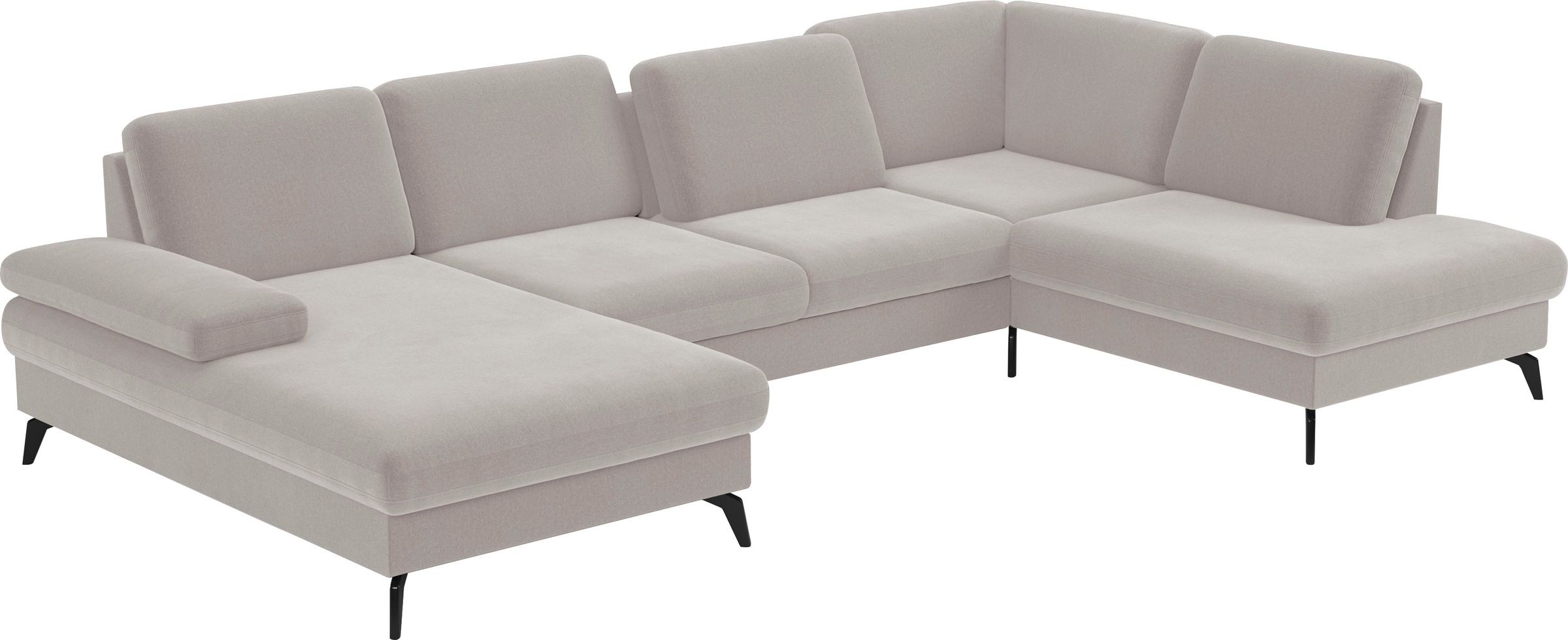 Thumbnail - sit&more Wohnlandschaft "Morris U-Form, inkl. Sitztiefenverstellung" wahlweise mit Armteilverstellung, Bettfunktion & Be...