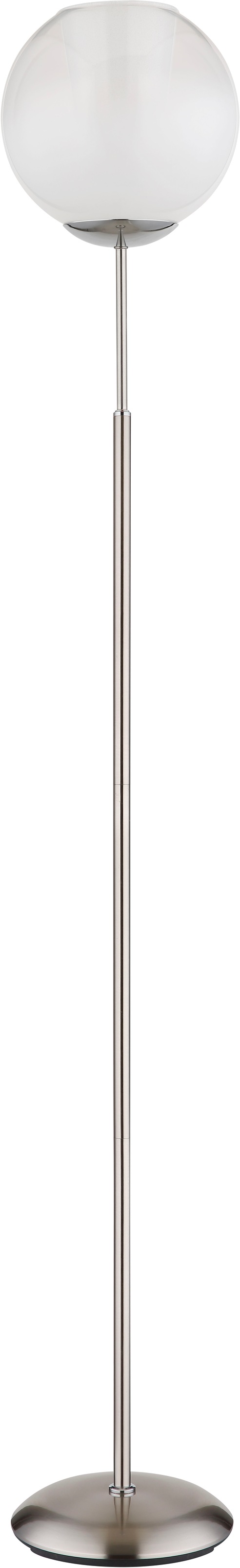 GLOBO LIGHTING Stehlampe »BARRY« E27 1 Stk. Stehlampe Glaskugel opal klar verlaufend Glaskristallleuchte
