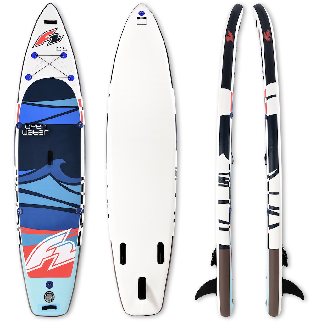 F2 SUP-Board »Open Water mit Sitz + Wendepaddel«, (mit Paddel und Sitz), Stand Up Paddling