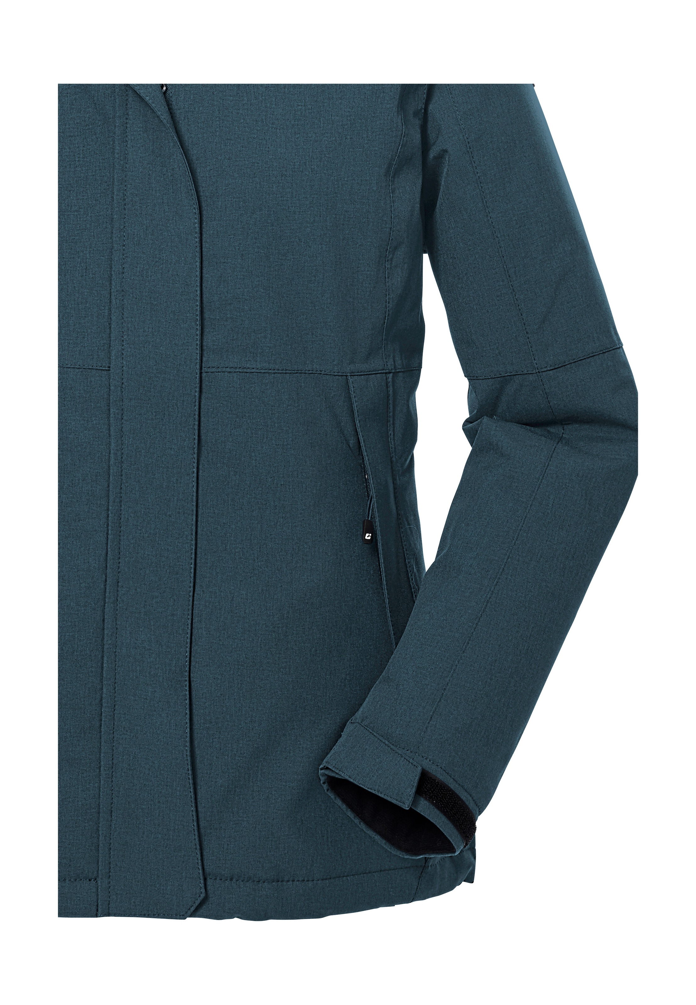 Killtec Outdoorjacke »KOW 37 WMN JCKT«, Wasserdichte Damen Funktionsjacke mit abnehmbarer Kapuze