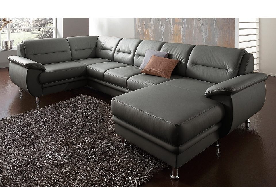 sit&more Wohnlandschaft "Mailand U-Form, B: 312 cm", optional Bettfunktion günstig online kaufen
