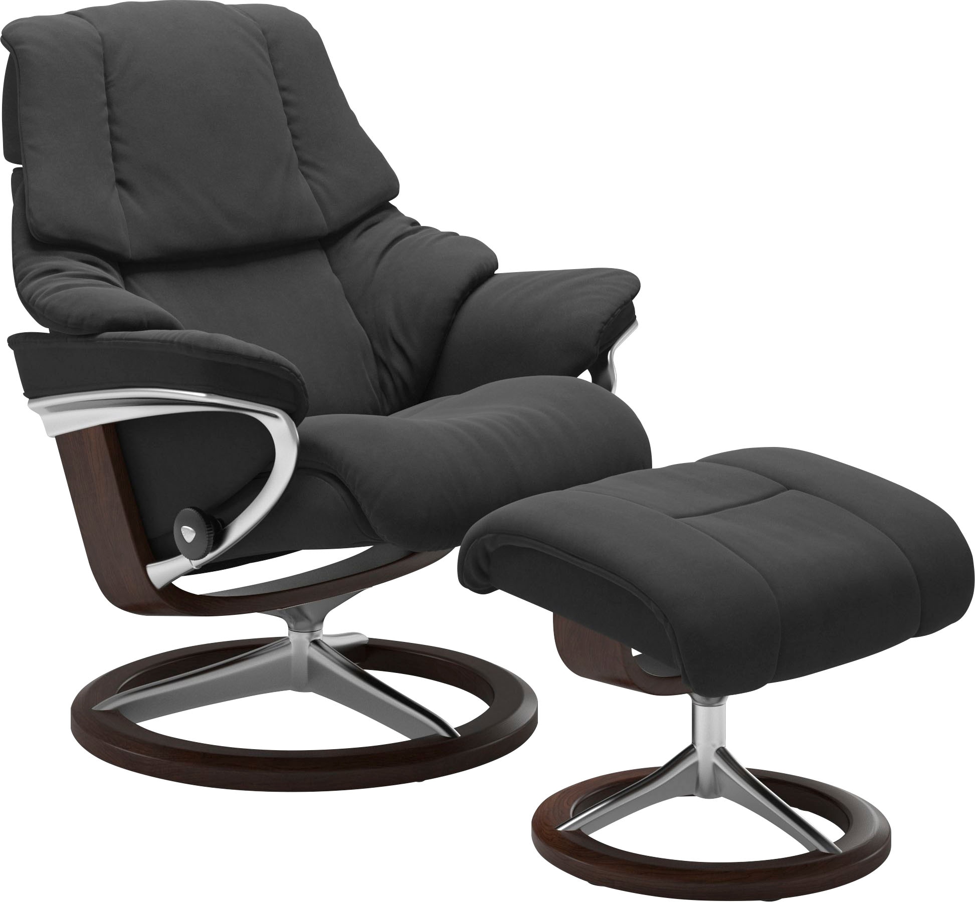 Stressless Fußhocker "Reno", mit Signature Base, Gestell Braun