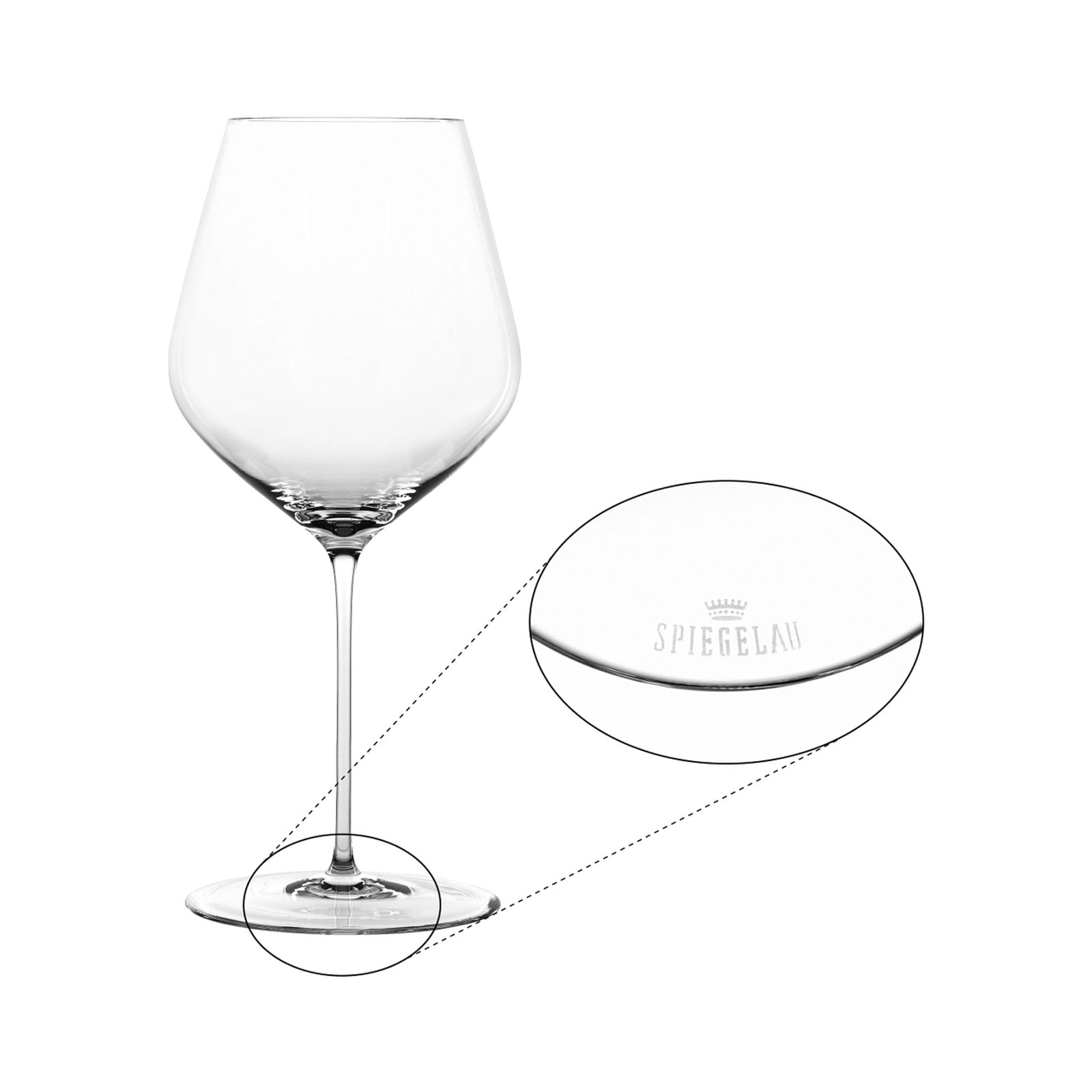 SPIEGELAU Rotweinglas »Burgundergläser Hi-Lite 734 ml 2er Set transparent«