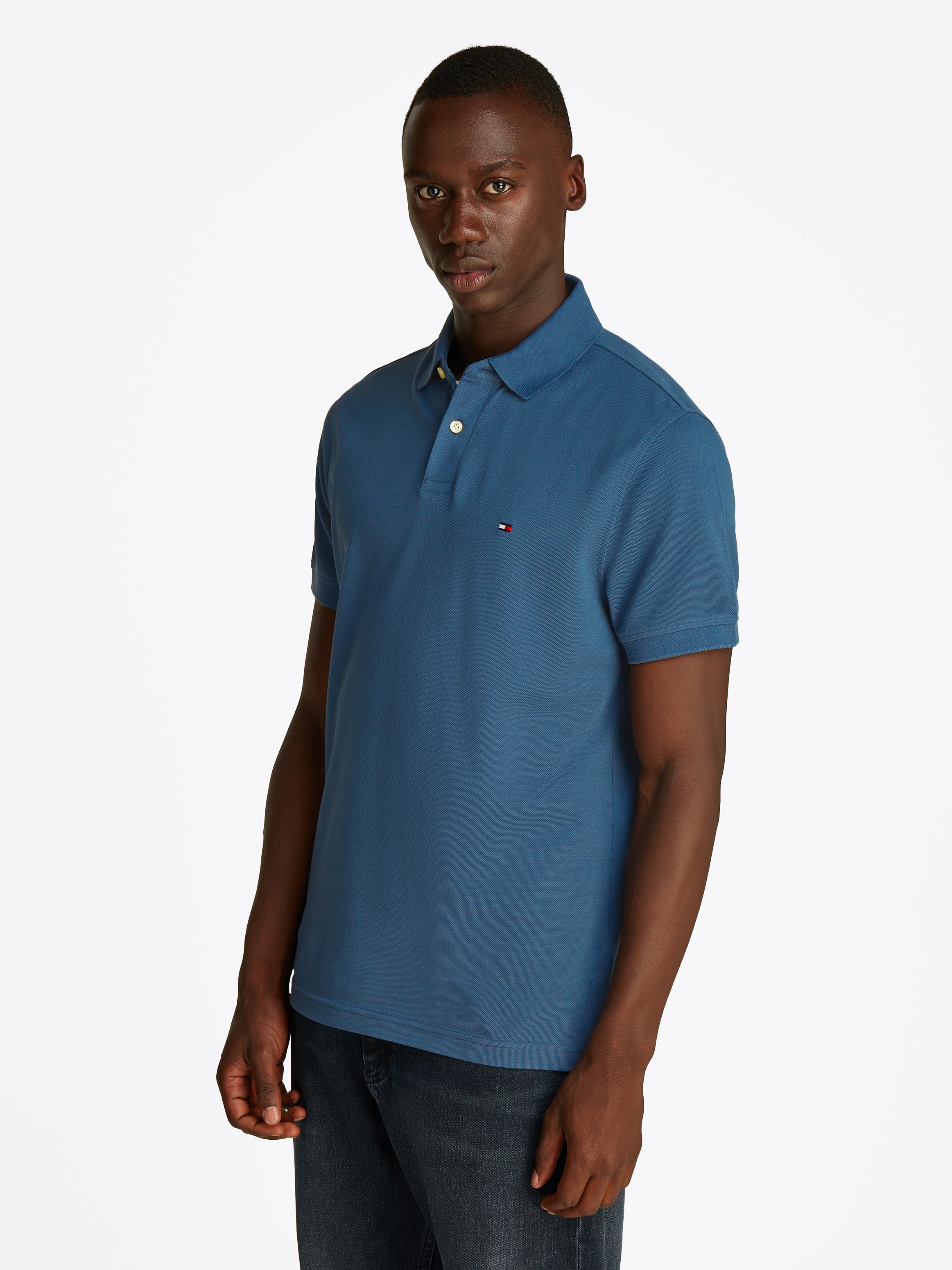 Tommy Hilfiger Poloshirt »1985 REGULAR POLO«, mit Tommy Hilfiger Kontraststreifen innen am Kragen