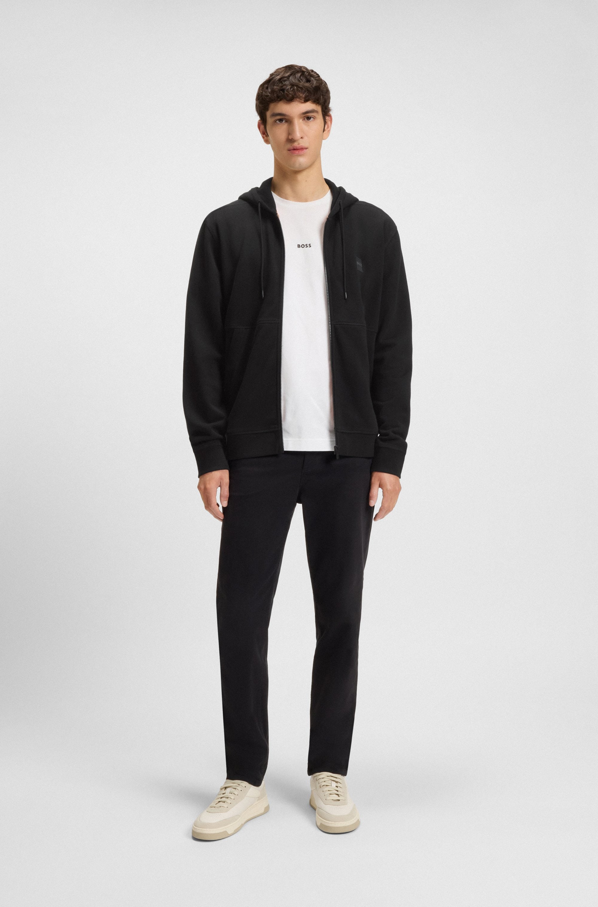 BOSS ORANGE Kapuzensweatjacke »Zetalky«, mit Kängurutasche