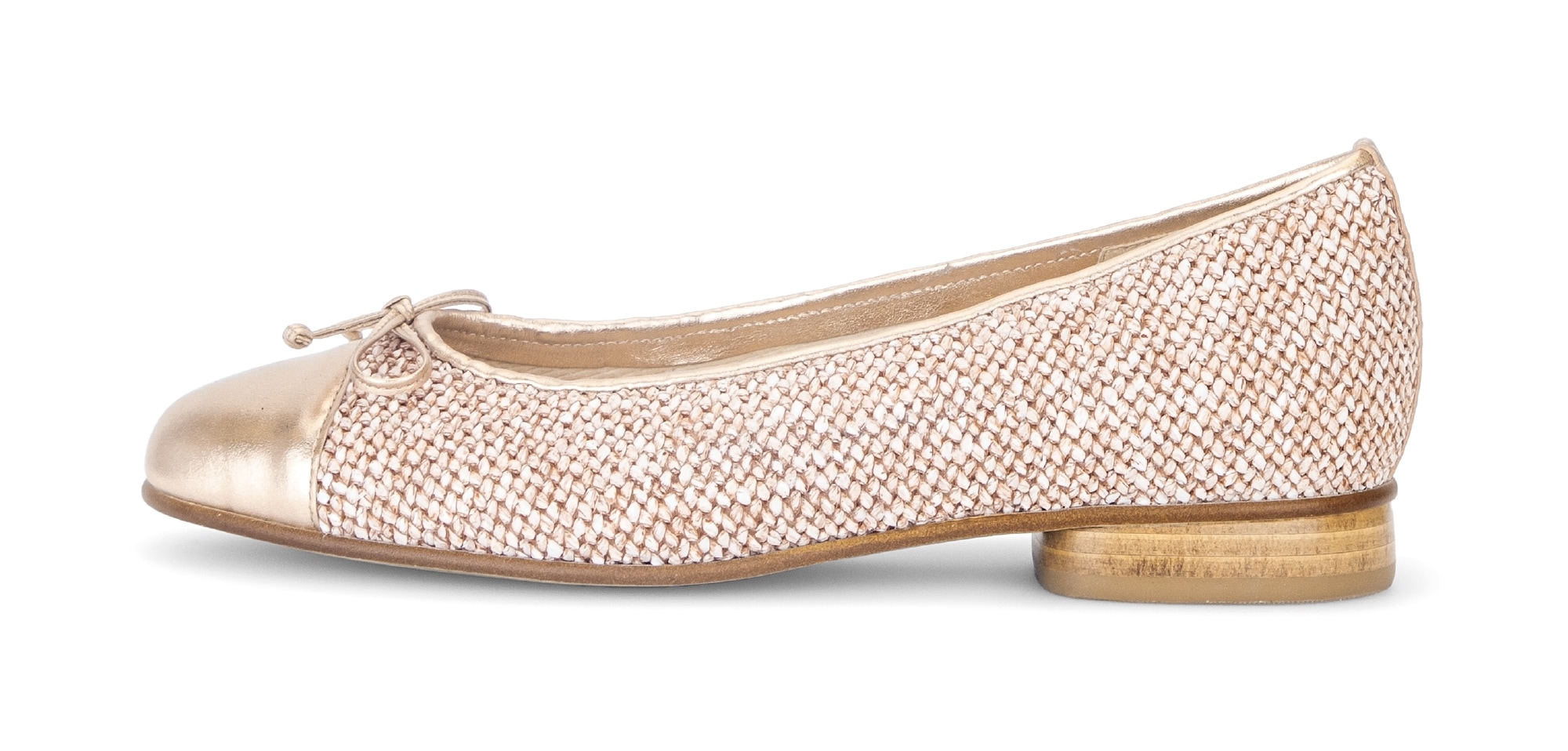 Gabor Ballerina  Blockabsatz, Businessschuh, Schupfschuh in runder Form