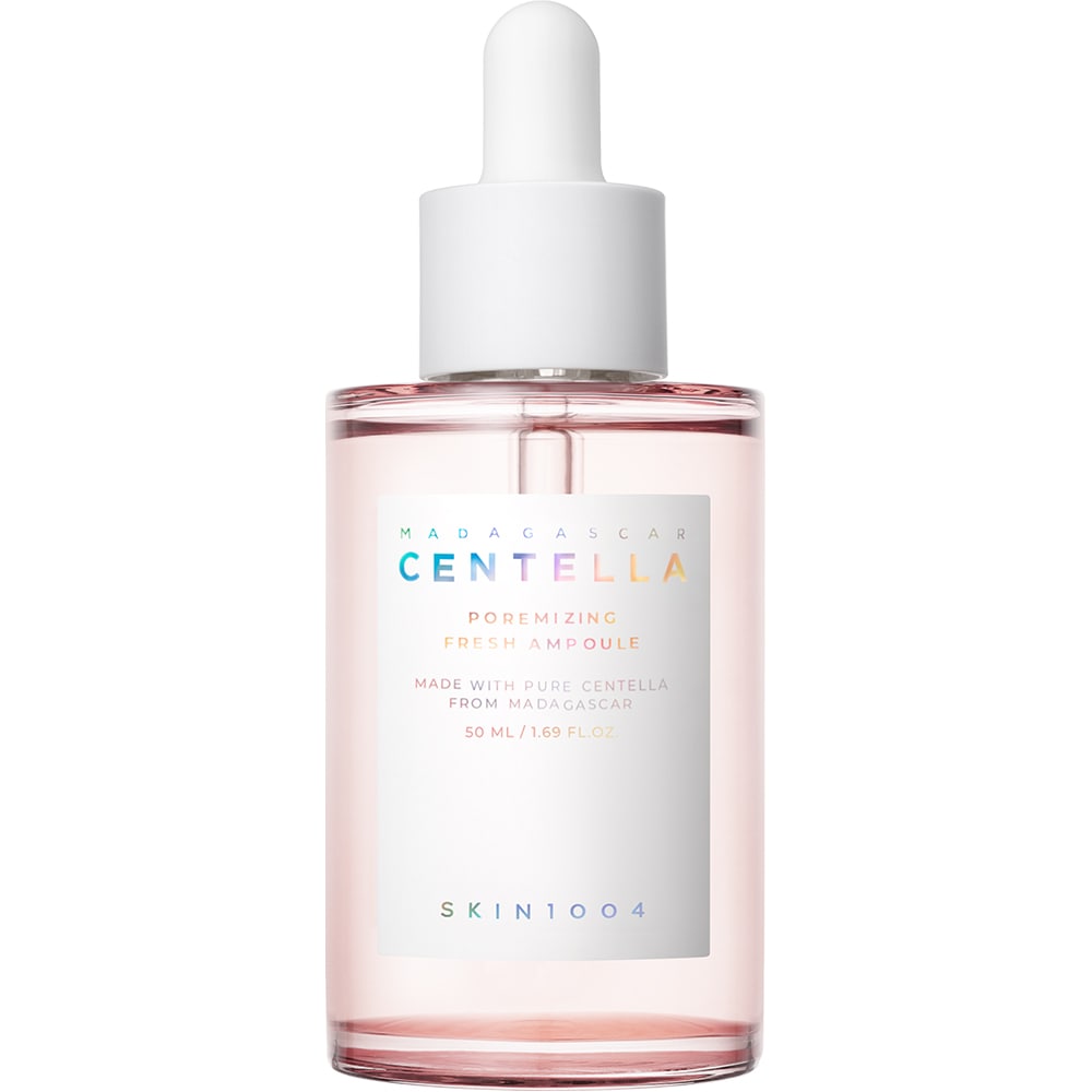 Skin1004 Transparent Gesichtsserum "Madagascar Centella Poremizing Fresh Ampoule" Für Großporige Empfindliche Haut Verfeinert Poren Und Beruhigt von Baur - Bild 8