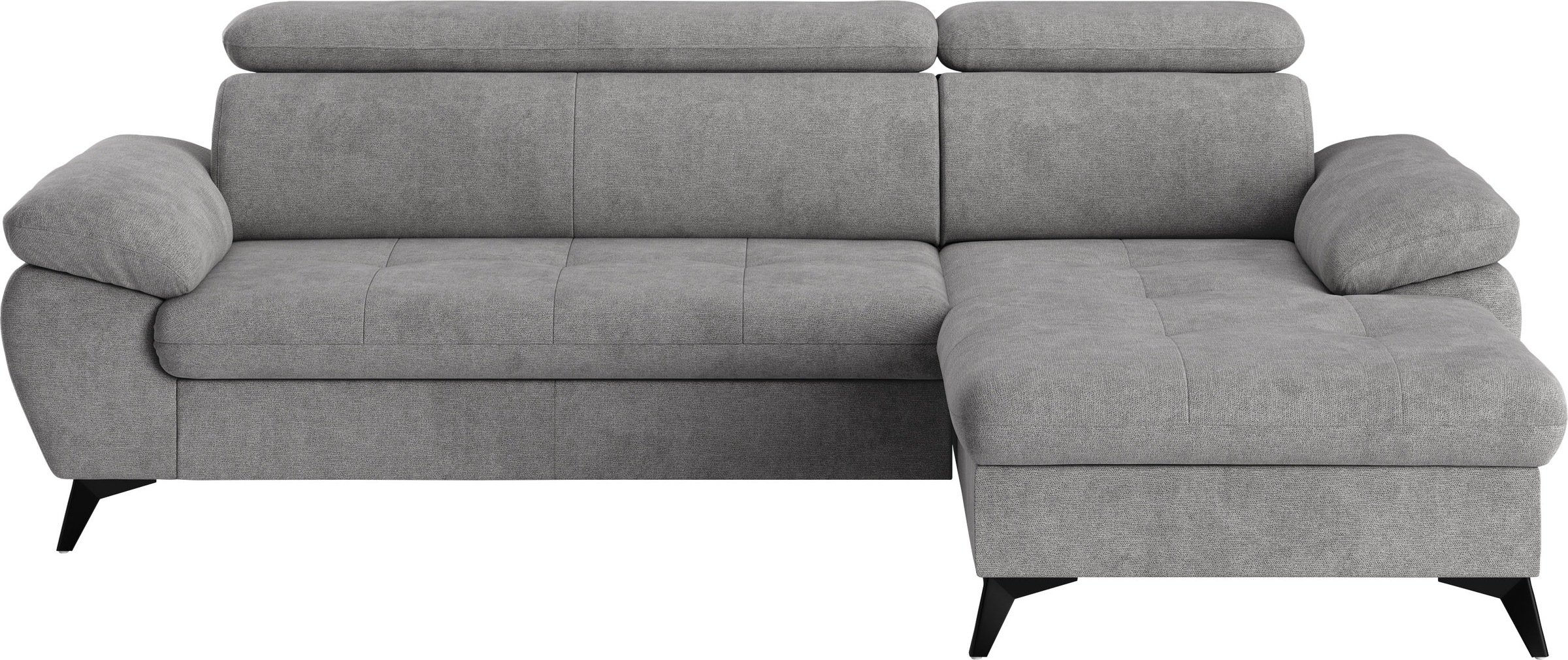 COTTA Ecksofa "Hudson L-Form, B: 261 cm" mit Kopfteilverstellung, optional günstig online kaufen