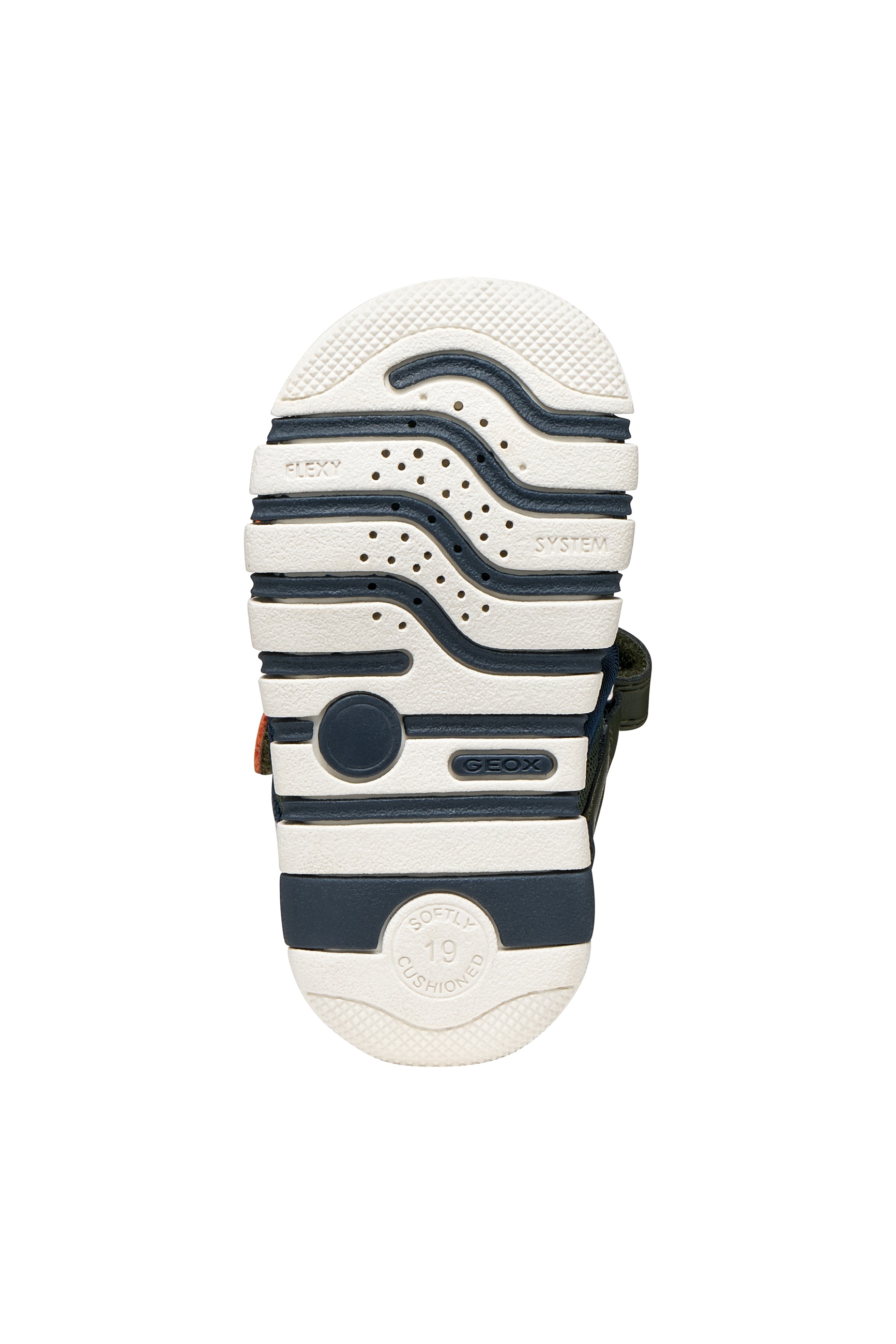 Geox Lauflernschuh »B SANDAL IUPIDOO BOY«  Babyschuh mit Klettverschluss, Größenschablone zum Download