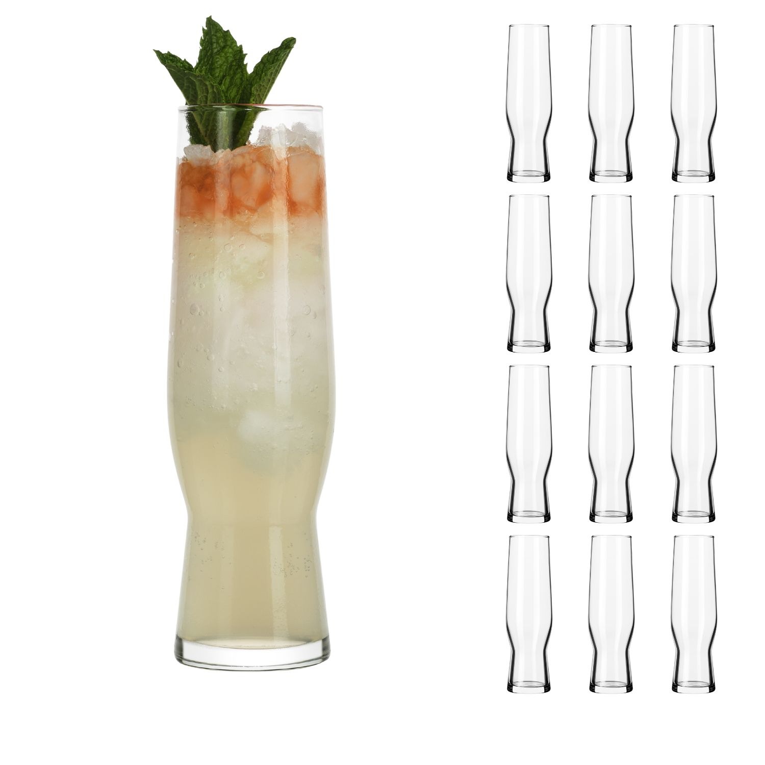 LIBBEY Sektglas "SYMBIO" 12er Set, H: 18, Ø: 5,5, 280 ml
