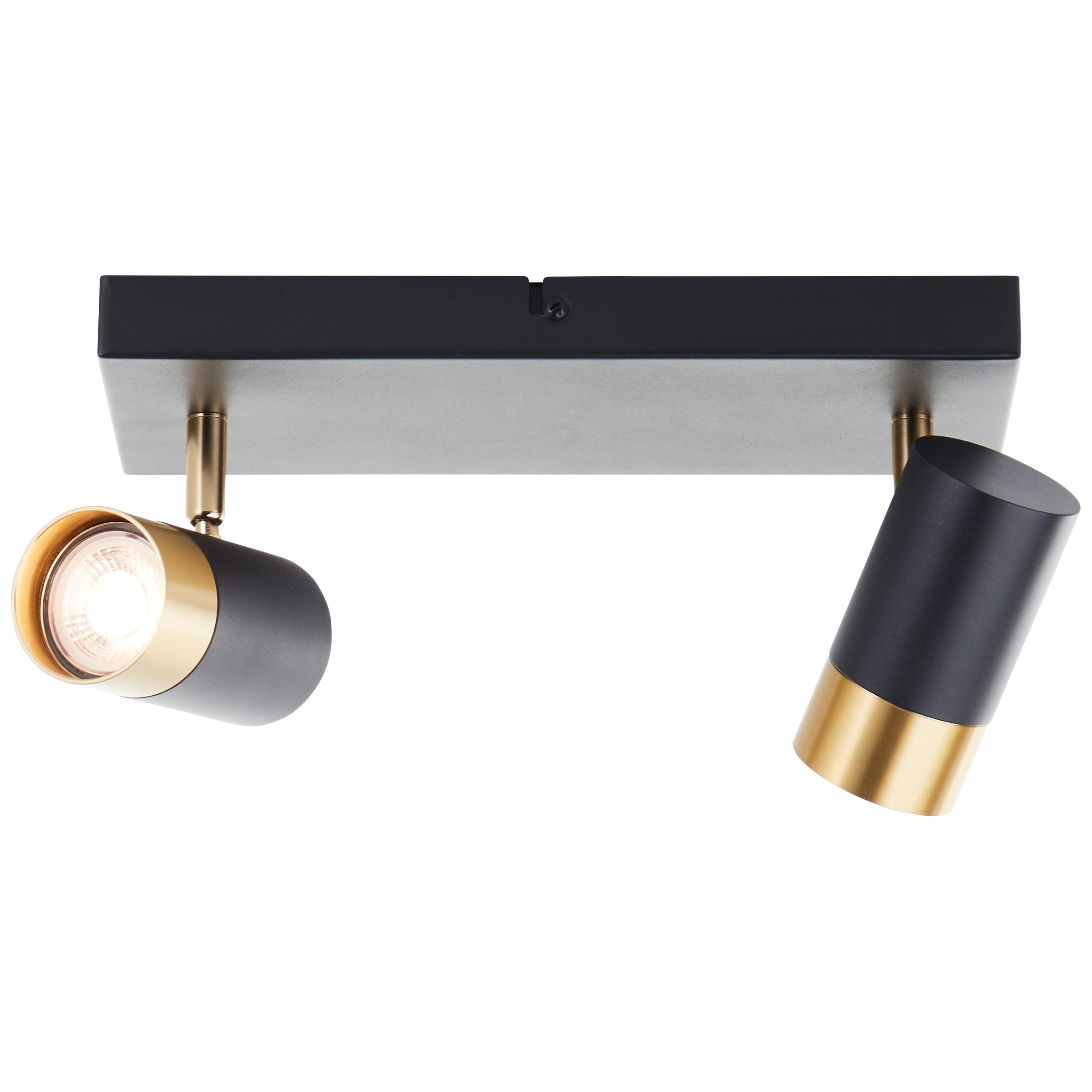 Brilliant Deckenstrahler »Vigolo« GU10 1 Stk. Warmweiß GU10, 350lm, 3000K, dimmbar, schwarz gold