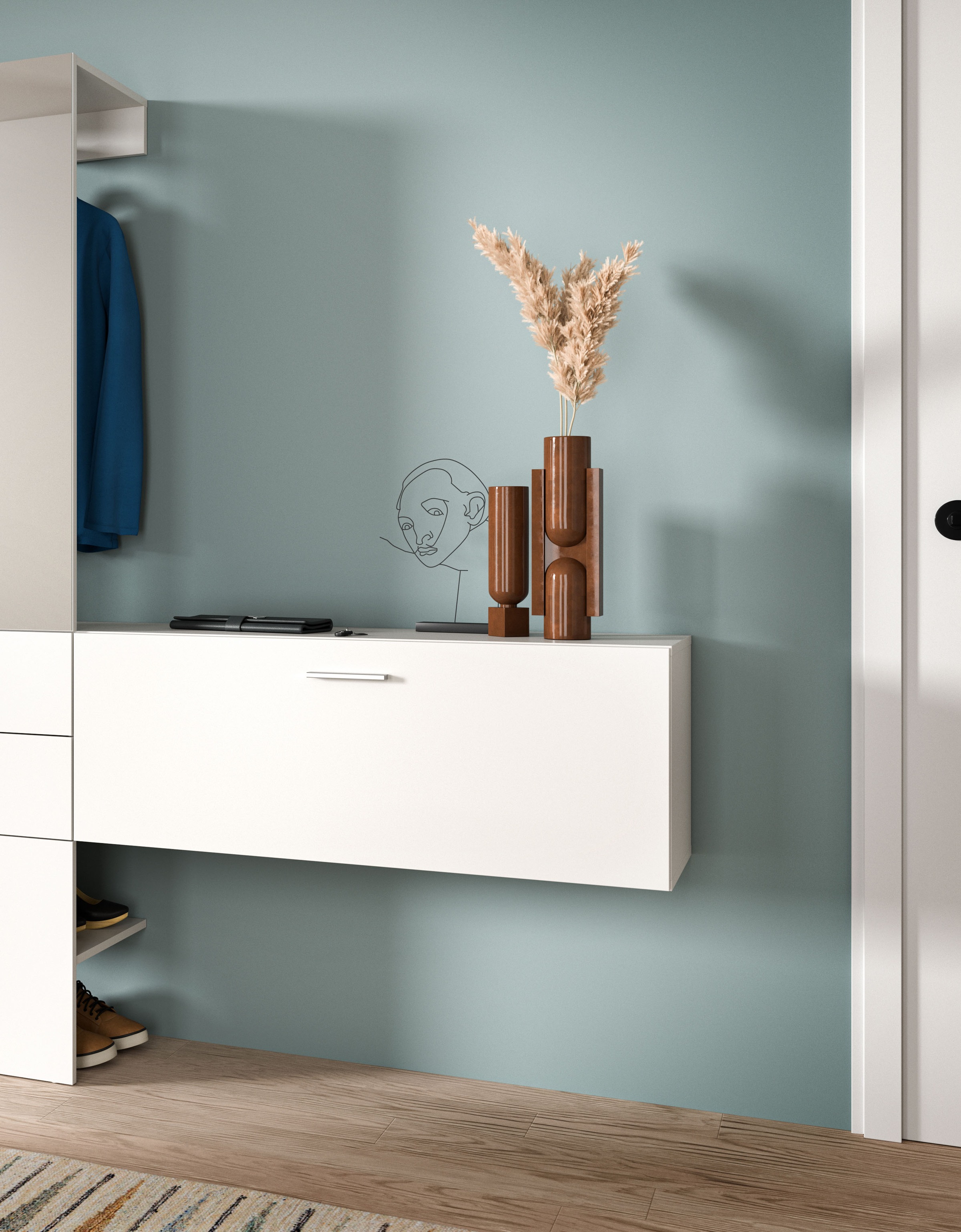 INOSIGN Hängeschrank, (1 St.), Lumo, Garderobenschrank Breite 52 cm, 1 Klap günstig online kaufen
