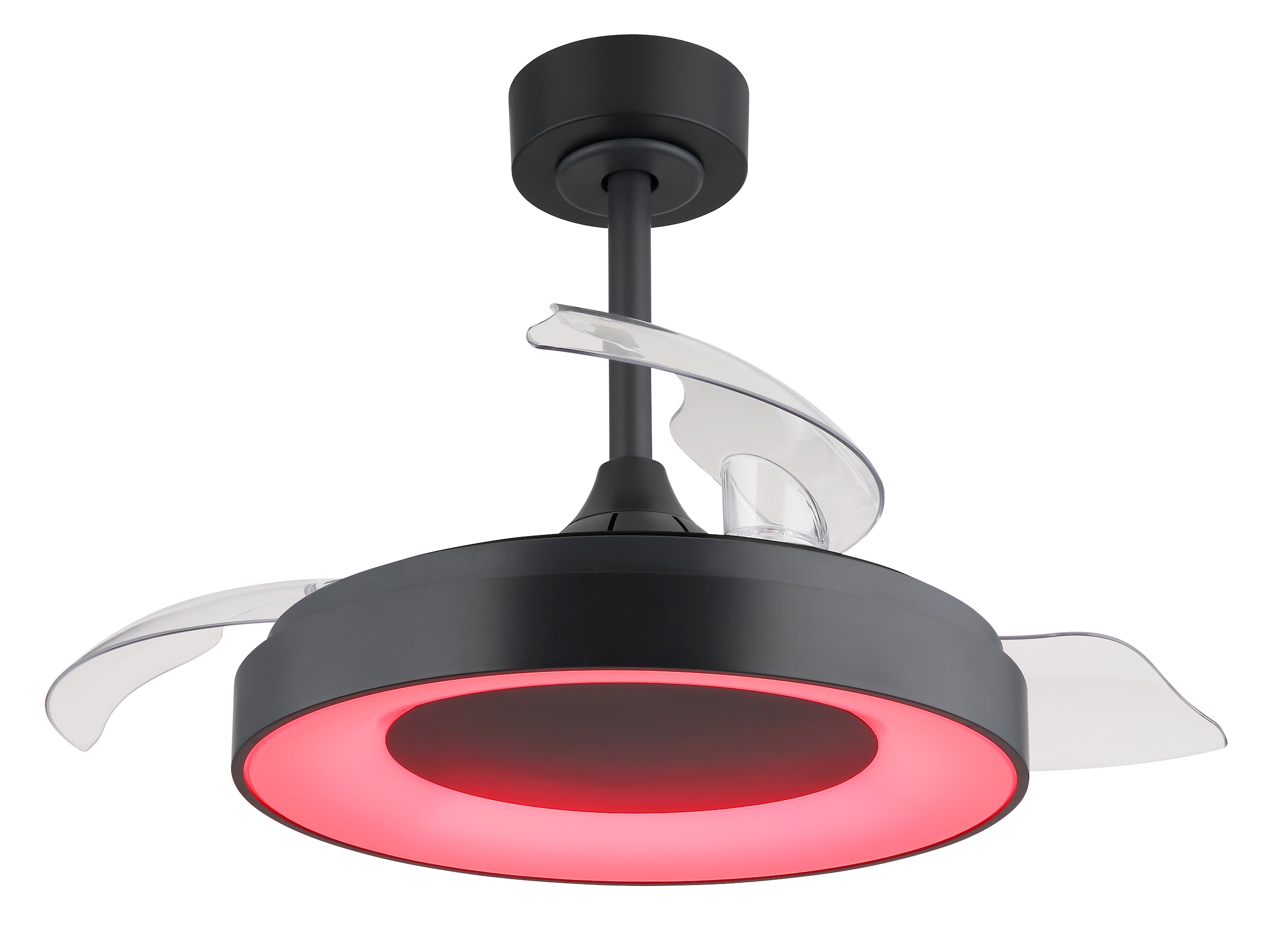 GLOBO LIGHTING Deckenleuchte »ELINA«, Leuchtmittel LED-Modul | LED fest integriert, Ventilator / Schlafzimmer / Wohnzimmer / Arbeitszimmer/ rund /3 Flügel