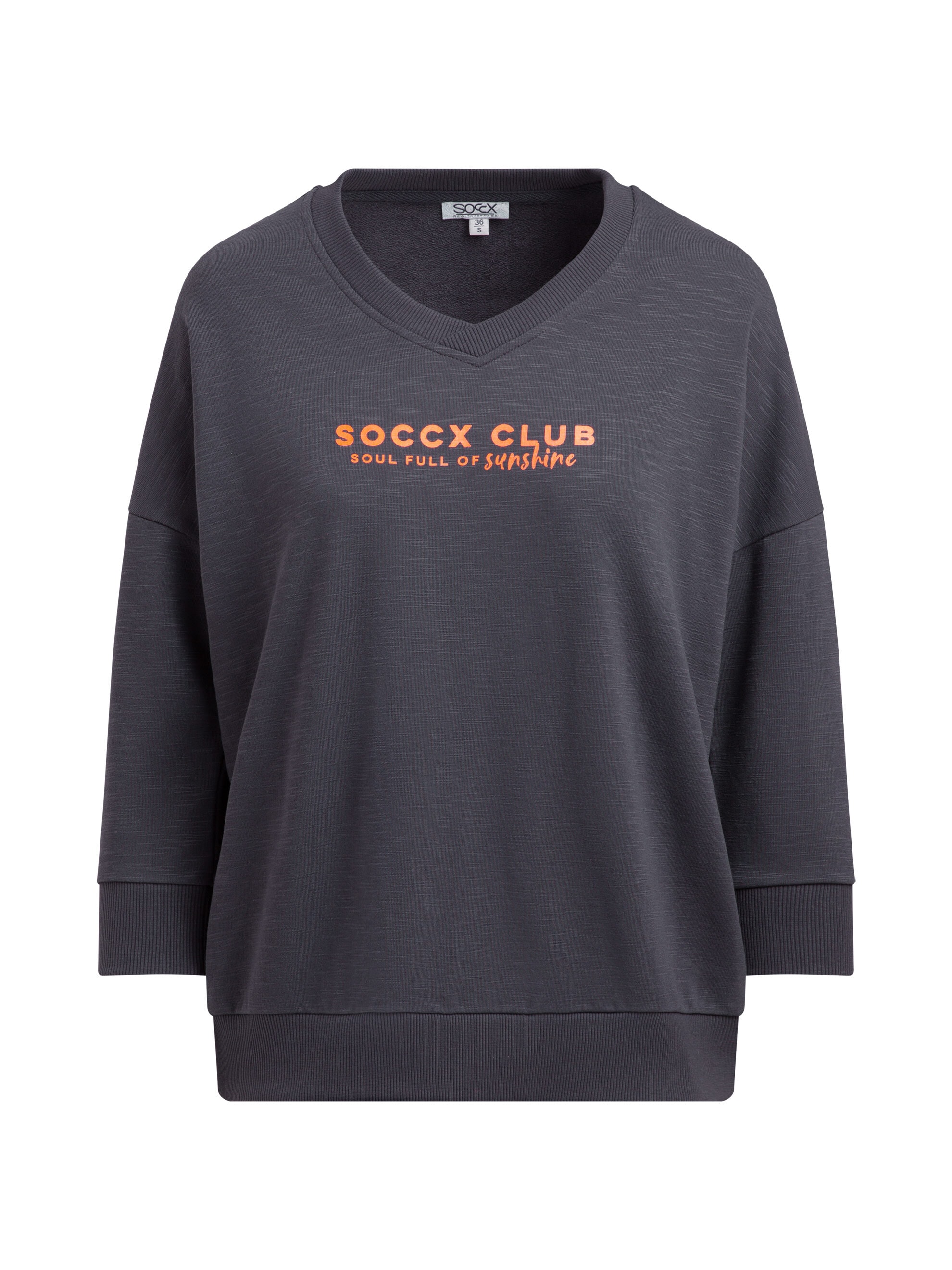 SOCCX Sweater , mit überschnittener Schulter
