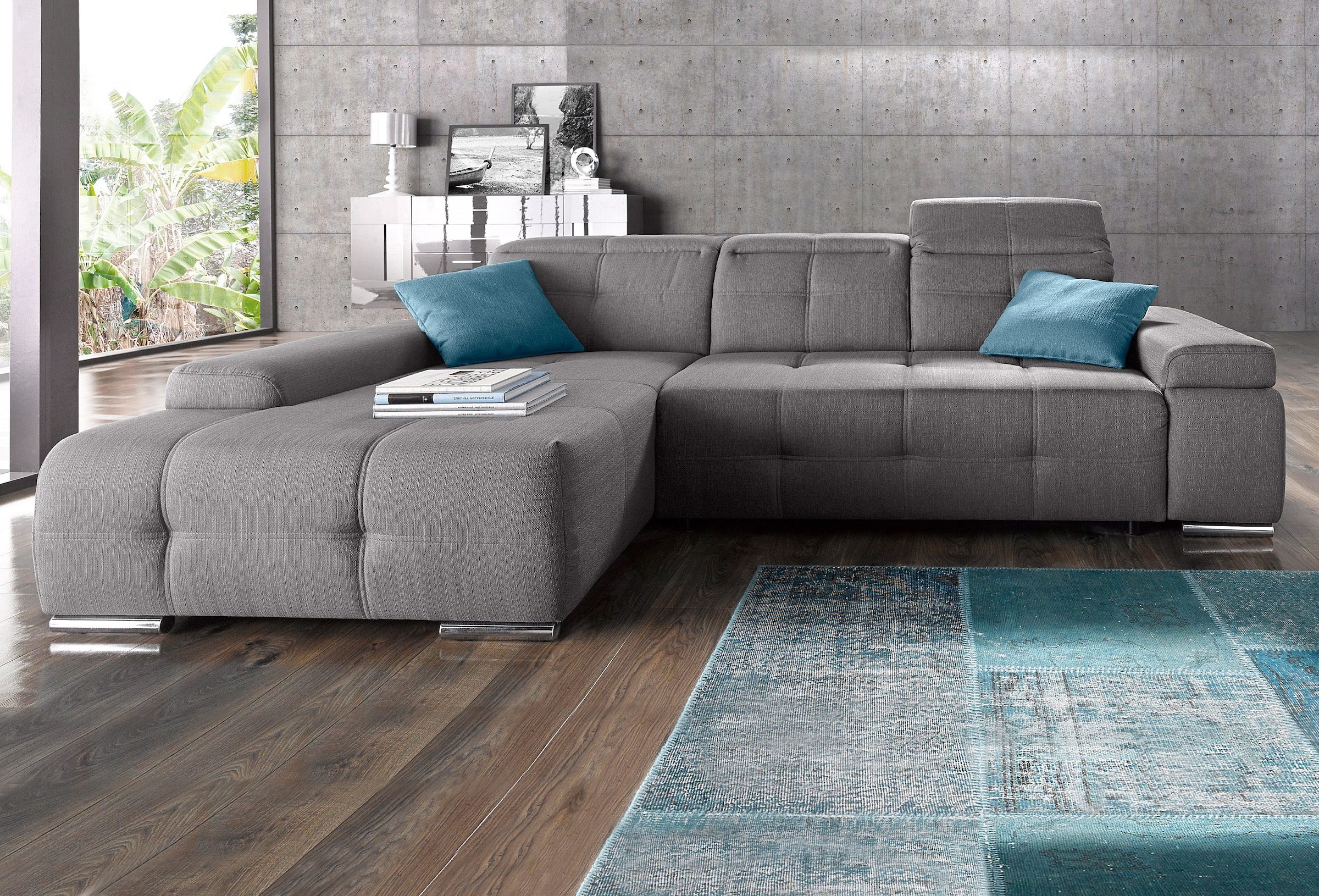 sit&more Ecksofa "Mistral L-Form", wahlweise mit Bettfunktion günstig online kaufen