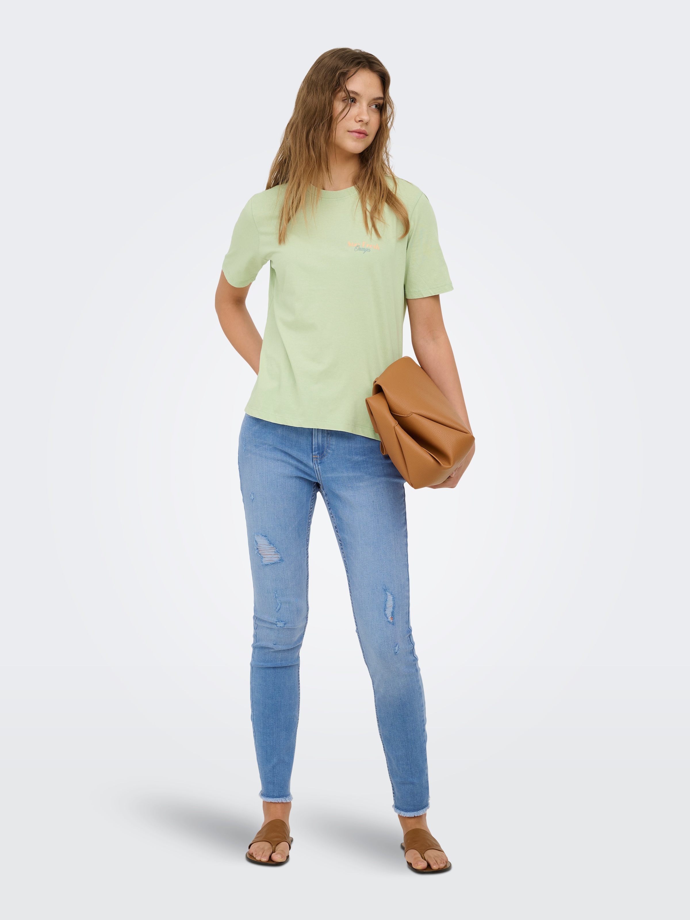 ONLY Kurzarmshirt »ONLLUCY MONJA SS TOP JRS NOOS«