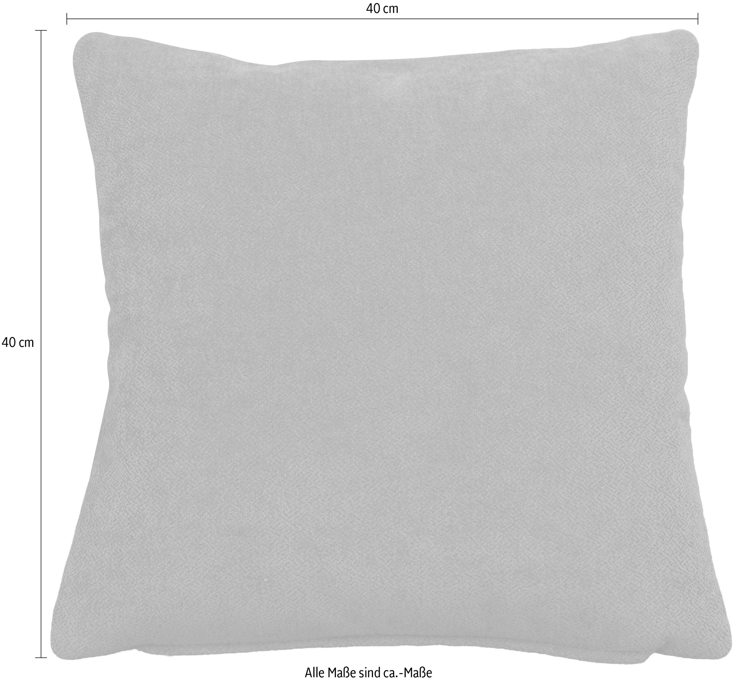 OTTO home Dekokissen »Lolland« Dekokissen mit Füllung, Sofakissen 3er Set 40x40cm