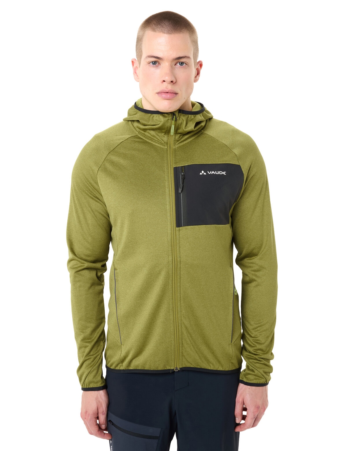 VAUDE Fleecejacke "MENS TEKOA FLEECE JACKET II" mit Kapuze mit Kapuze, atmungsaktiv, schnell trocknend, Slim Fit