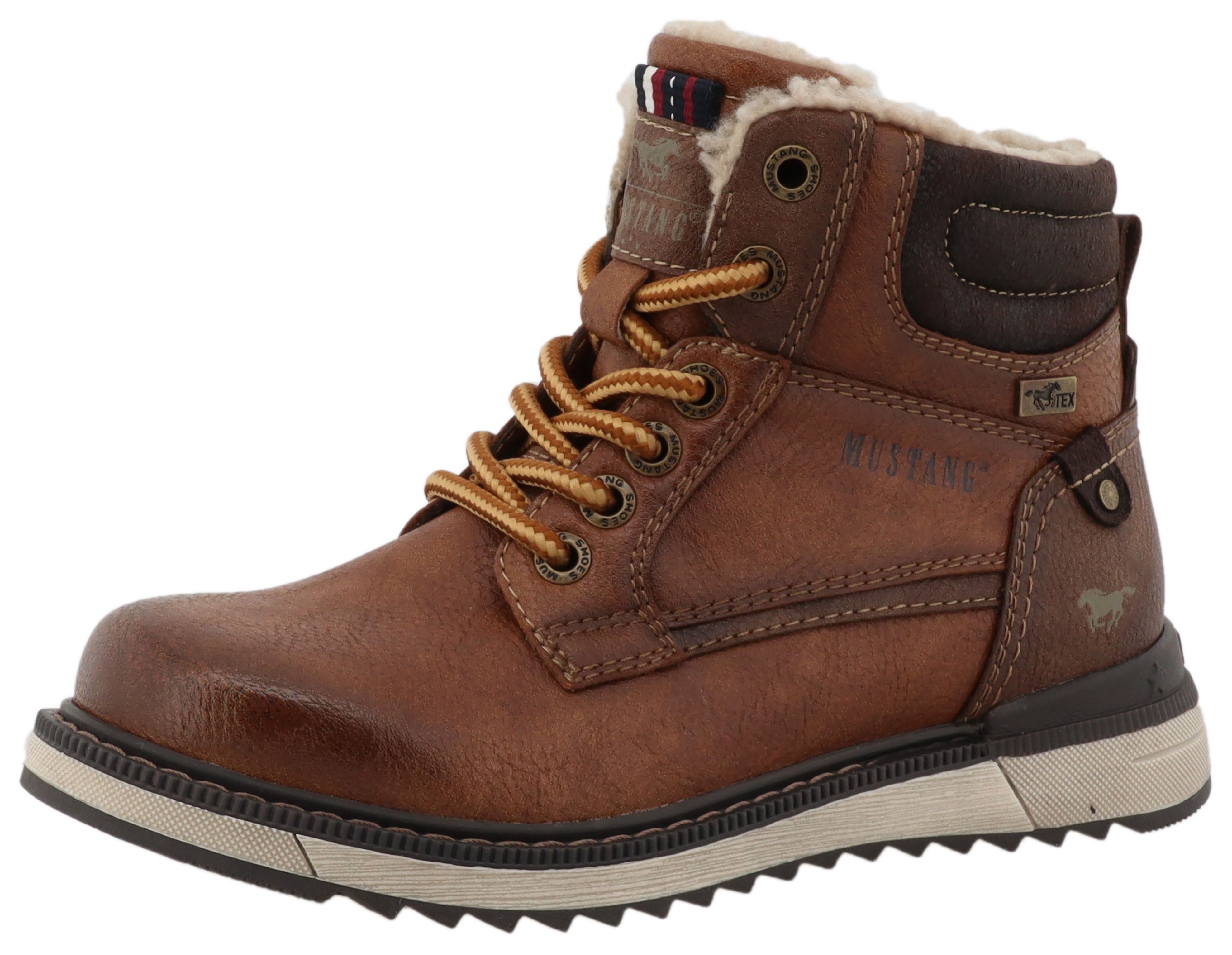Mustang Shoes Winterboots "Donato" Schnürboots, Outdoorboots mit TEX-Membrane