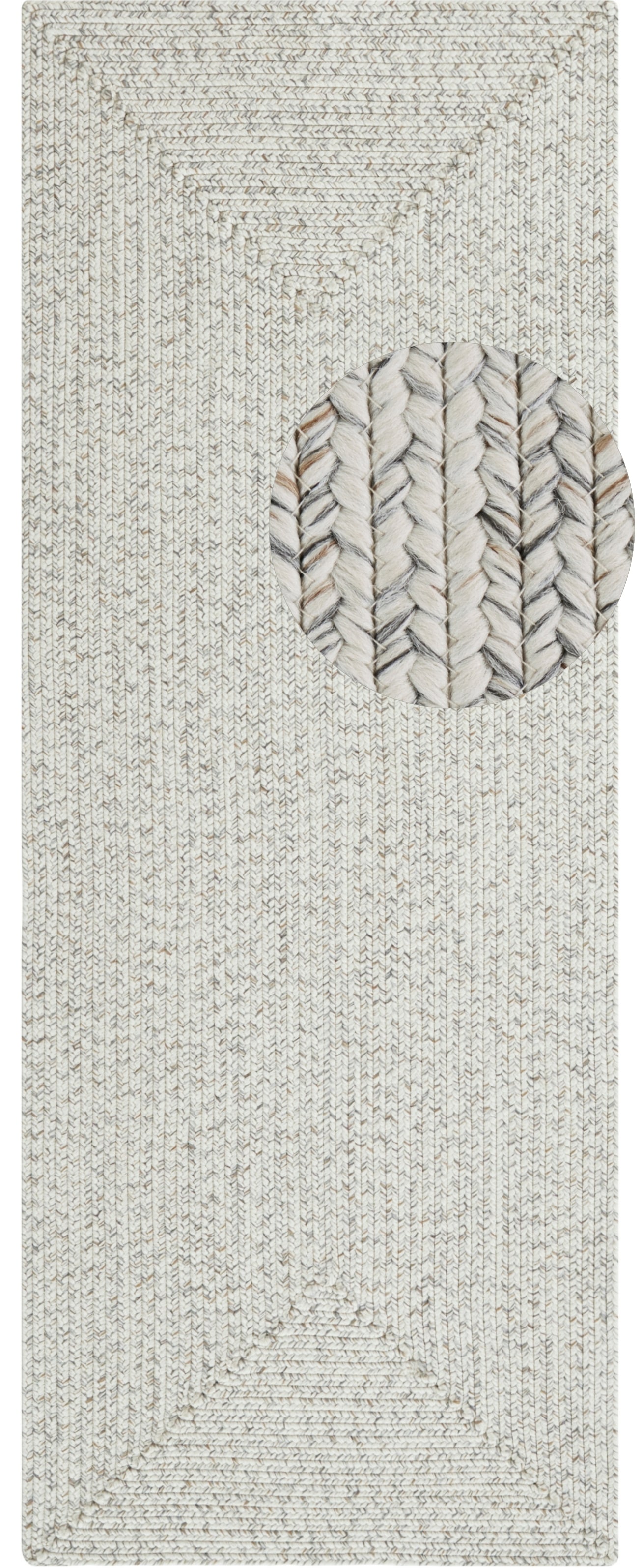 HANSE Home Teppich »Trenzado«, rechteckig, 10 mm Höhe, In- & Outdoor, Handmade-Look, Läufer, Wetterfest, Balkon, Wohnzimmer