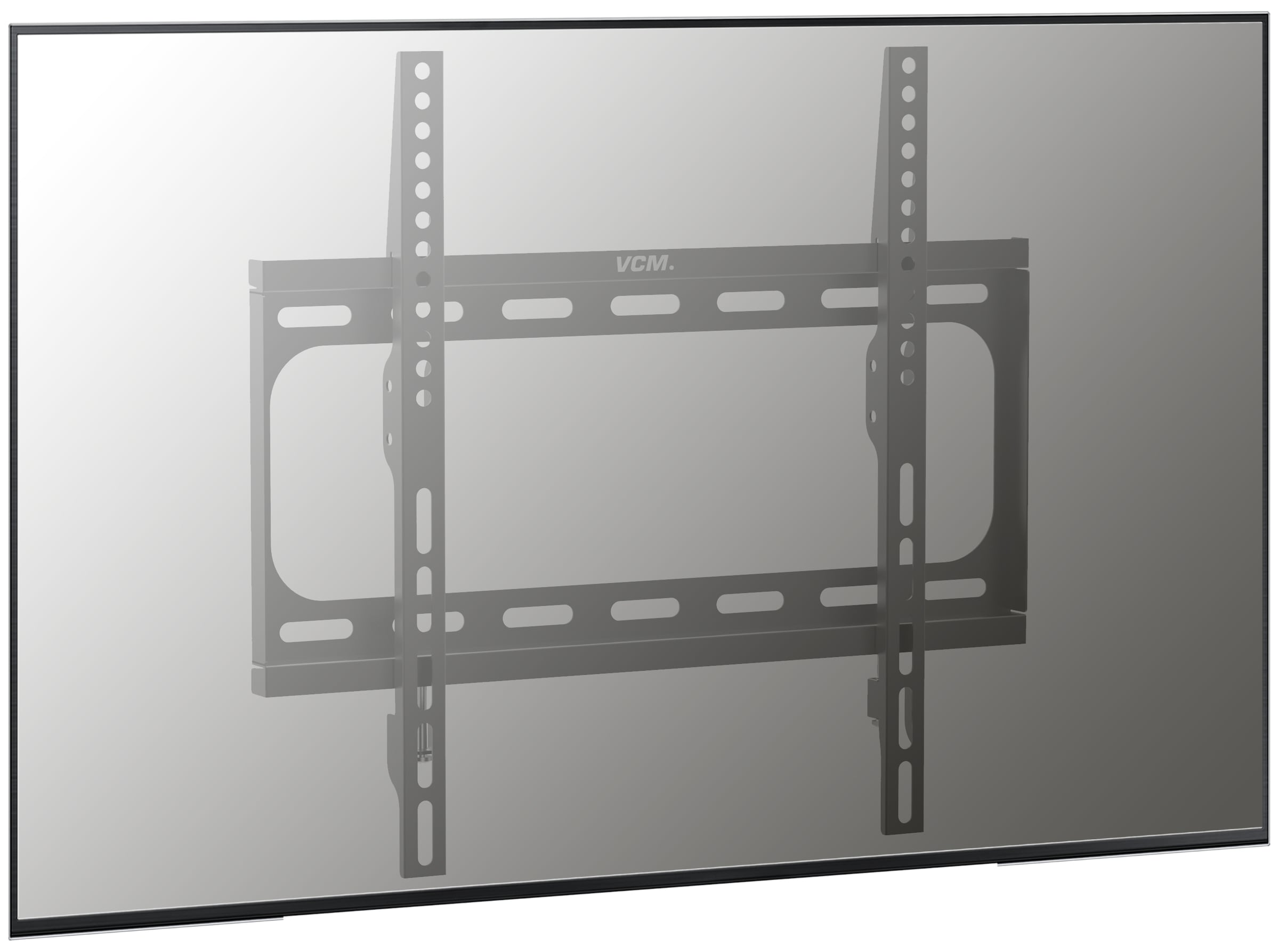 VCM TV-Wandhalterung »VCM Universal TV Halterung | VESA Wandhalterung | Fernsehhalter Halter flach | Belastbarkeit bis zu 25 kg - B-FX400«, (VCM B-FXNB)