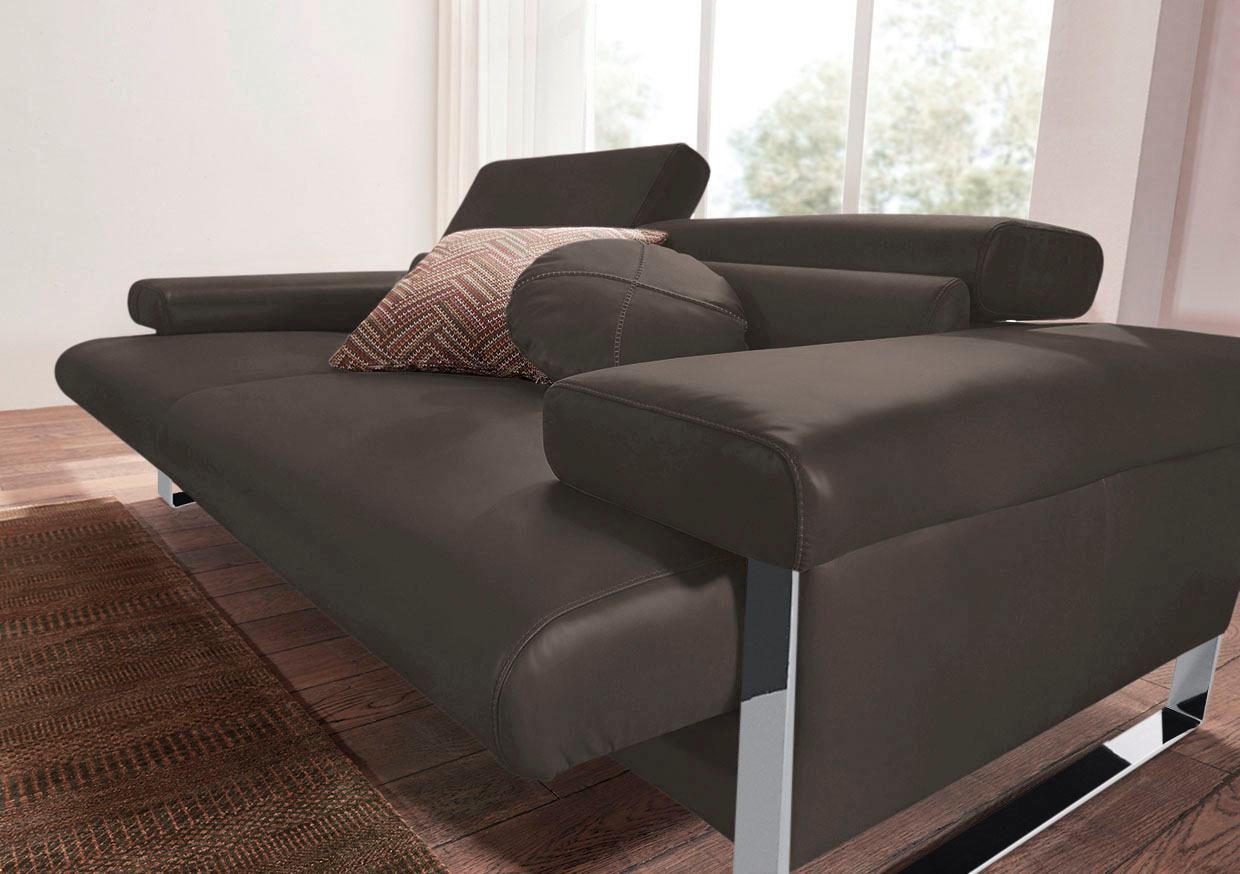 W.SCHILLIG 2-Sitzer »finn«, German Design Award 2016, Fußgestell Chrom glänzend, Breite 230 cm