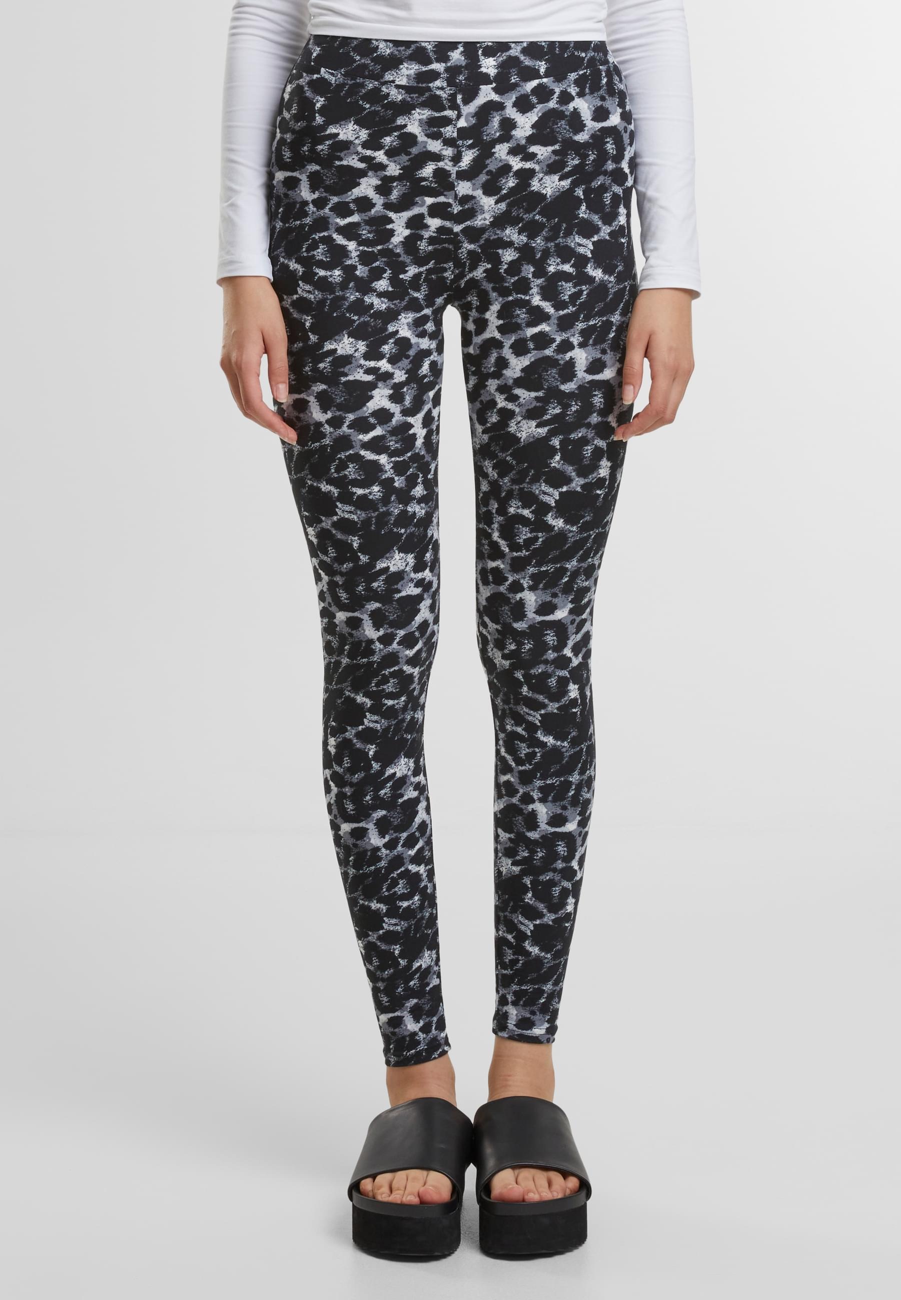 URBAN CLASSICS Leggings »Urban Classics Damen Ladies Soft AOP Leggings«, (1 tlg.)
