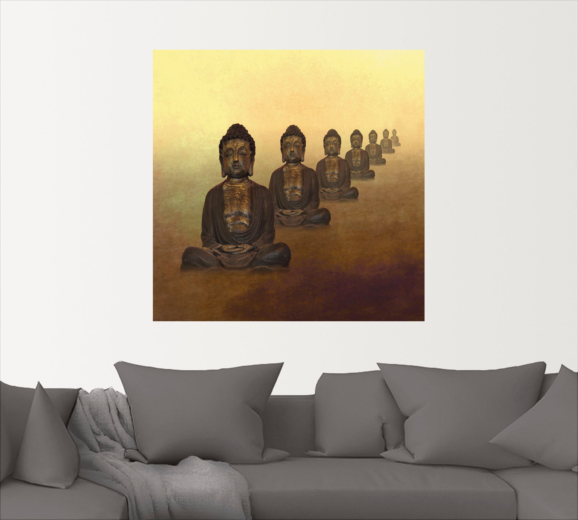 Artland Wandbild »Buddha II«, Religion, (1 St.), als Alubild, Leinwandbild, Wandaufkleber oder Poster in versch. Größen