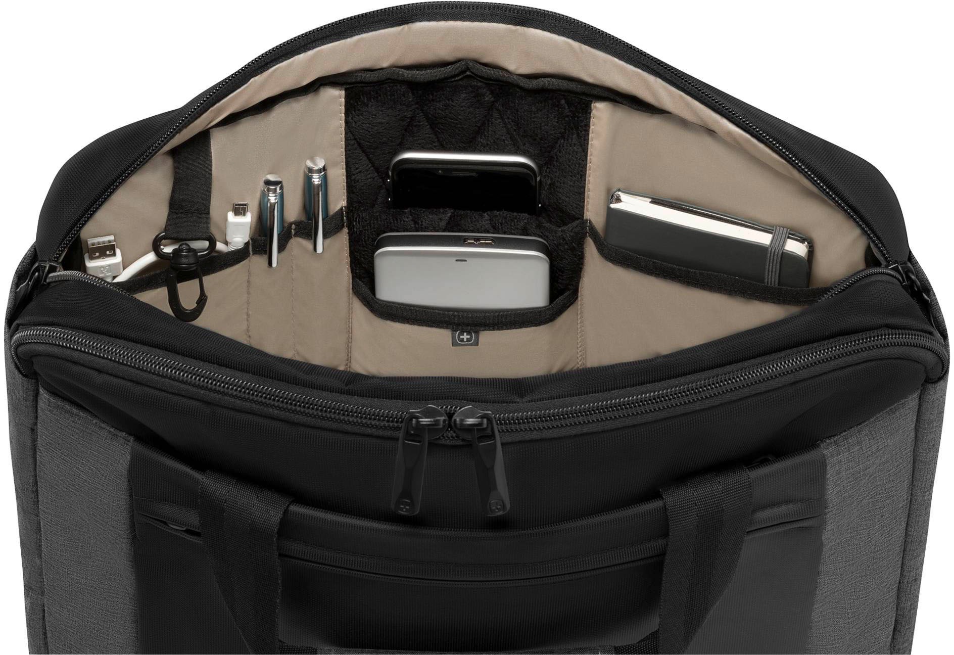 Wenger Laptoptasche »Underground, schwarz«, mit 16-Zoll Laptopfach und 10-Zoll Tabletfach