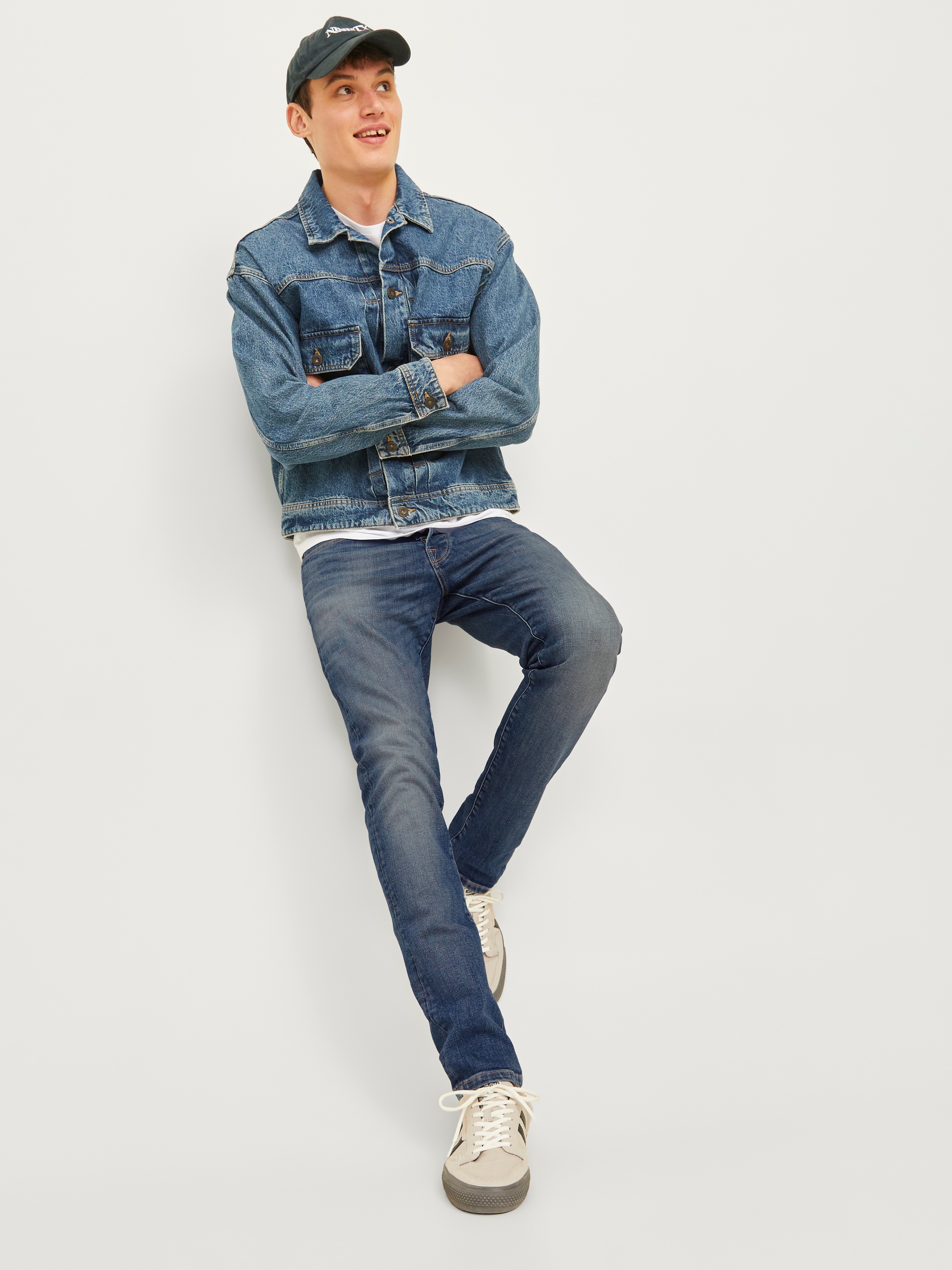 Thumbnail - Jack & Jones Slim-fit-Jeans "JJIGLENN JJICON JJ 619 50SPS NOOS" Baumwollmischung, slim fit