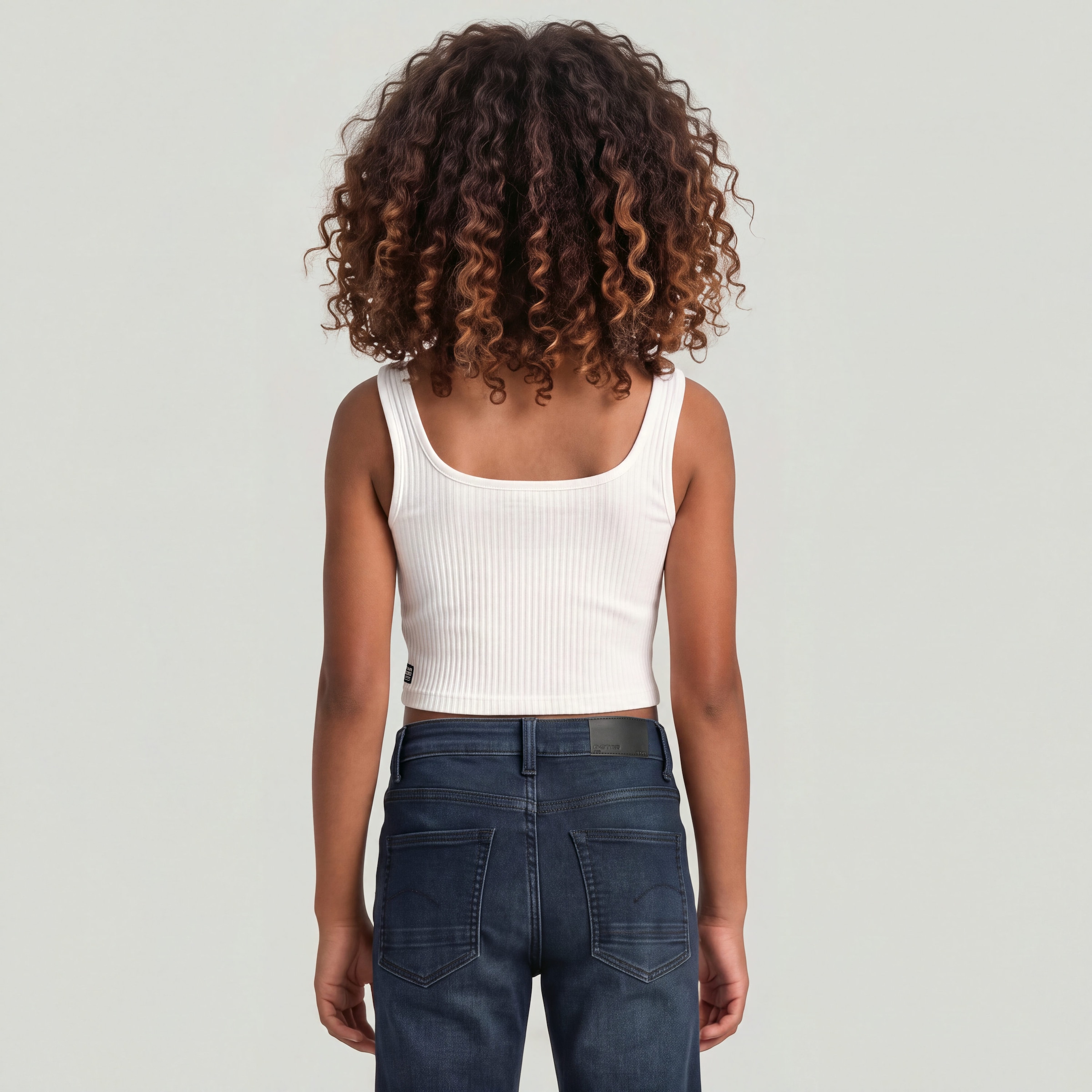 G-STAR Crop-Top »KIDS, NORDIC TOP SL 2-PACK G« Packung, 2 in gerippter Struktur, Slim Fit