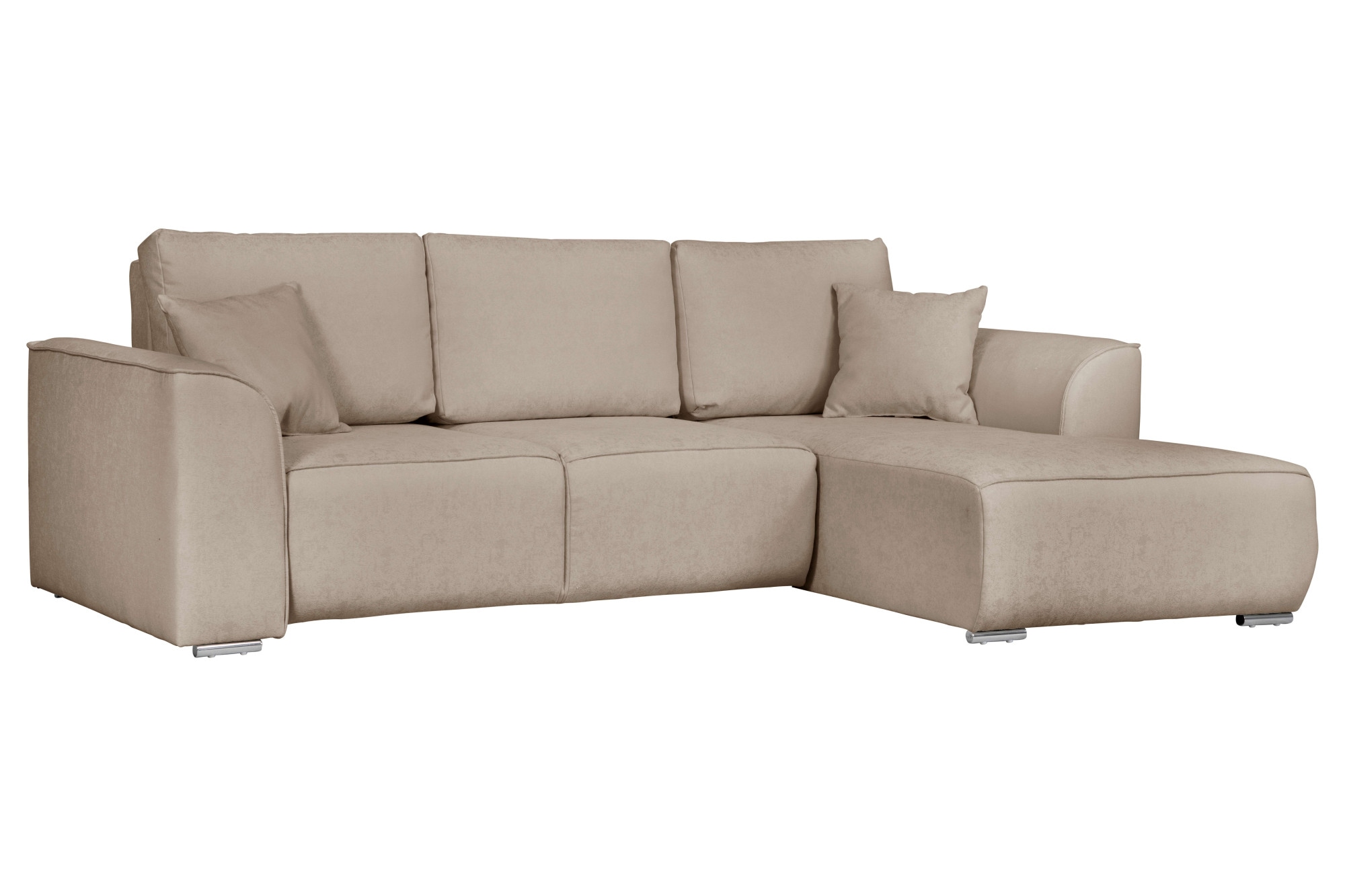 INOSIGN Ecksofa »BEATRICE optionale Schlafsofa mit Bettkasten, B/T/H: 265/170/86 cm«, L-Form, wahlweise auch mit Bettfunktion und Bettkasten