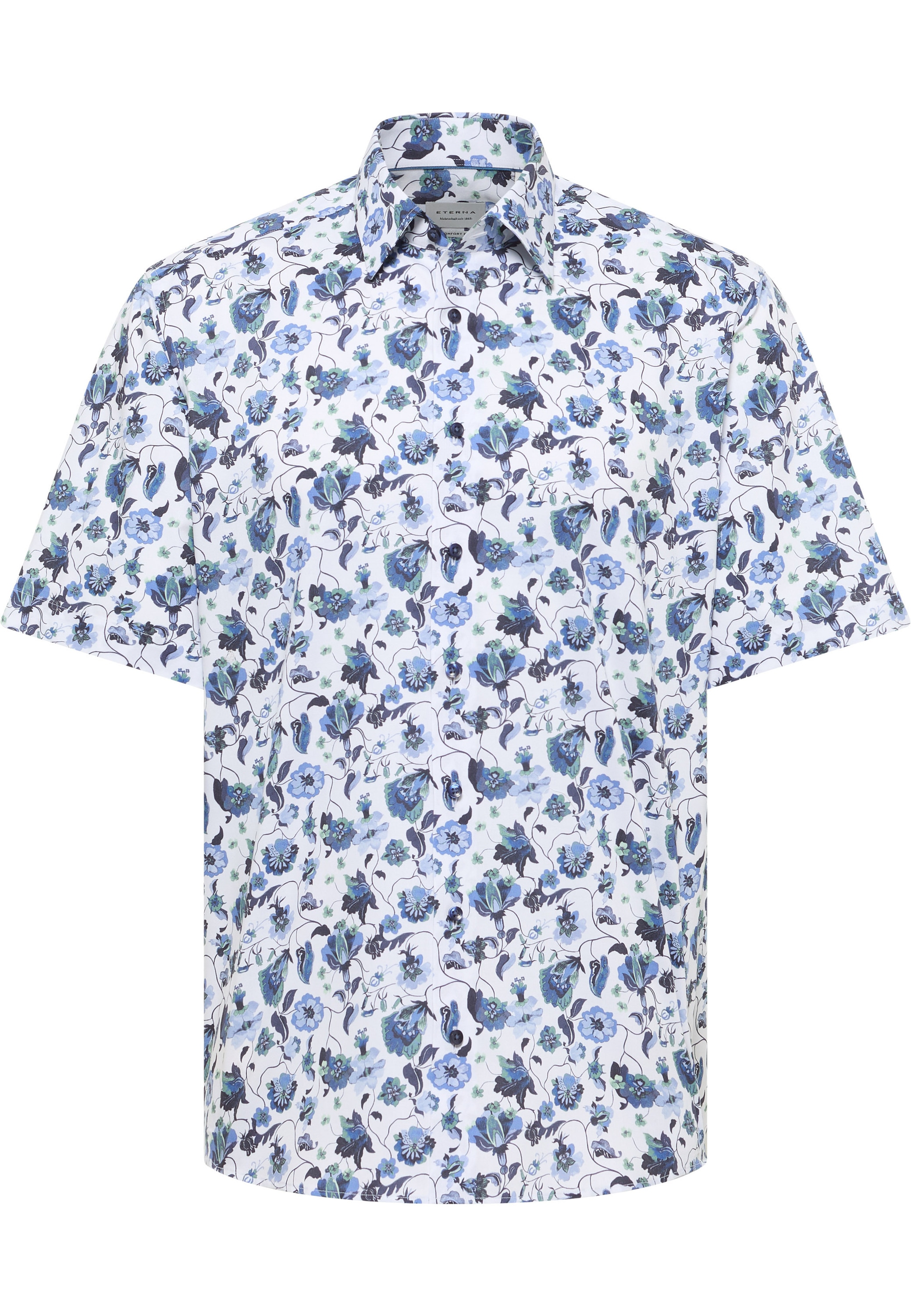 Eterna Kurzarmhemd "COMFORT FIT" NON IRON (bügelfrei) günstig online kaufen