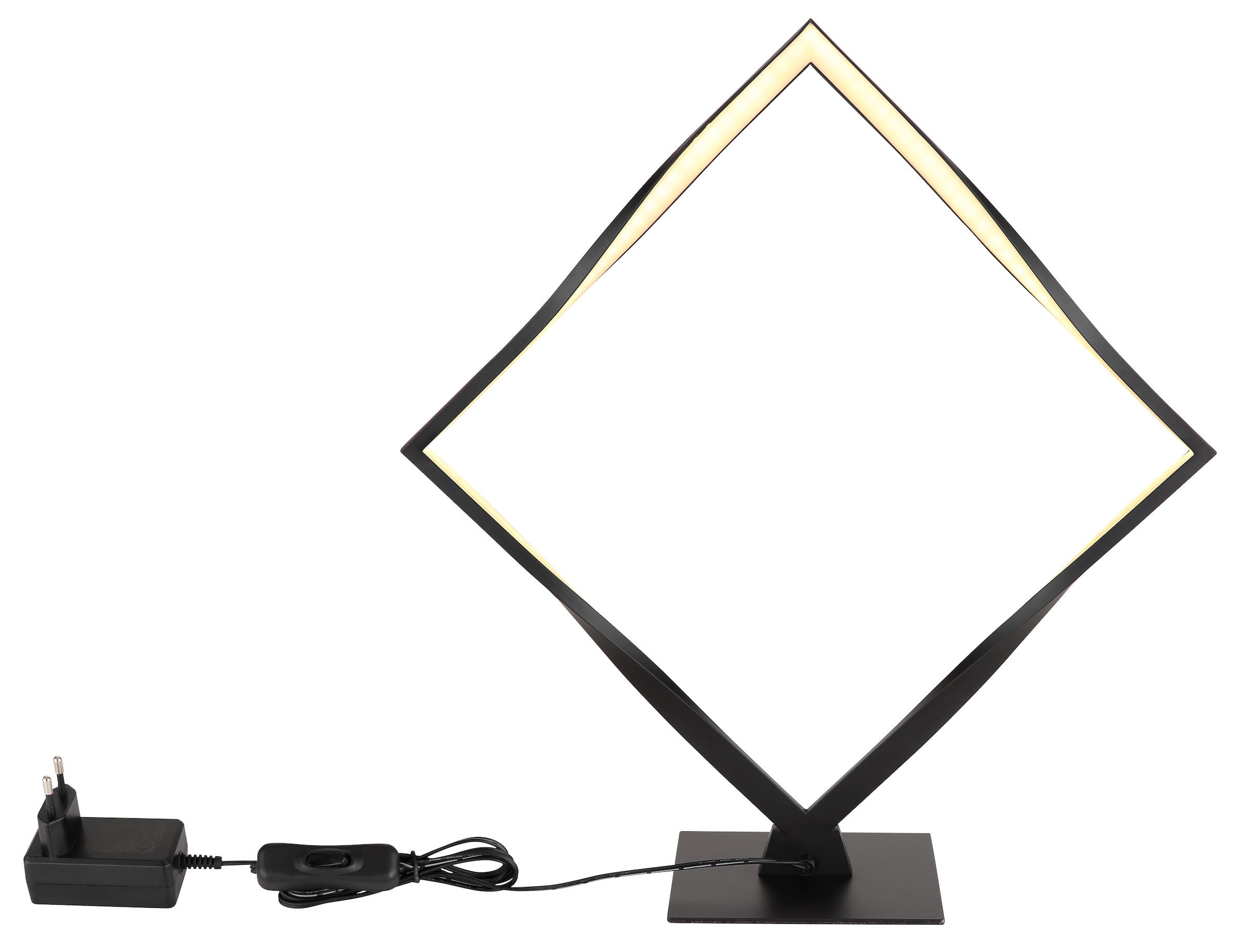 GLOBO LIGHTING LED Tischleuchte »MAXXY«, Leuchtmittel LED-Modul | LED fest integriert, Tischlampe/schwarz/3000K/Wohnzimmer/Schlafzimmer/modern