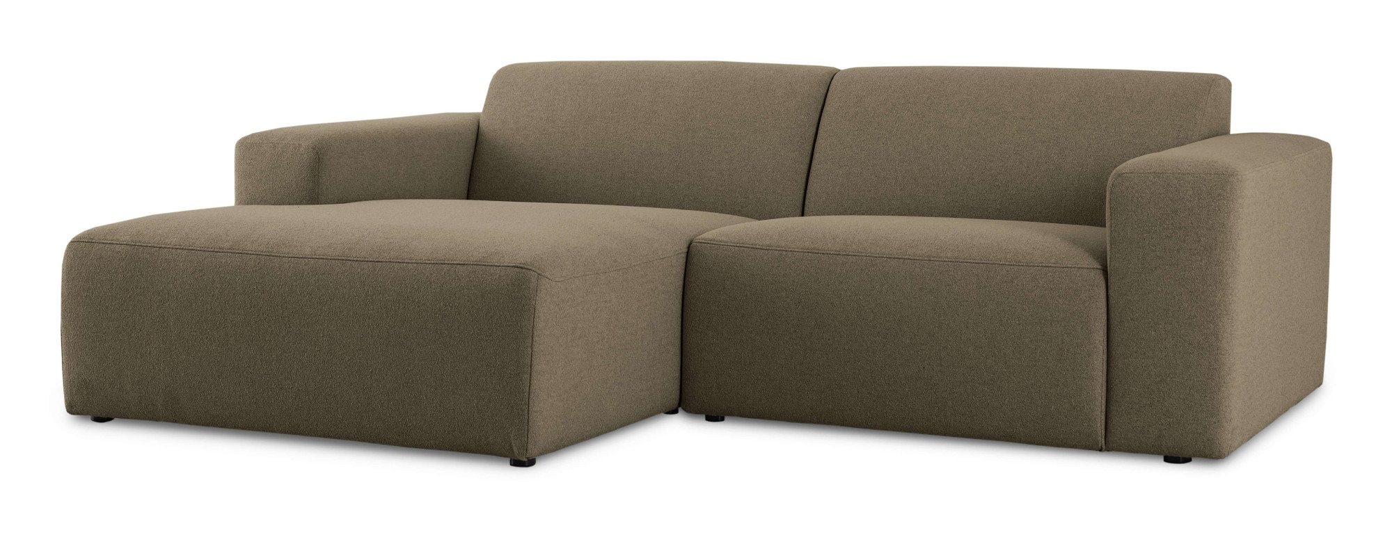 INOSIGN Ecksofa »Koa,228cm, L-Form, Modulsofa, Webstoff, Cord«, Designsofa, weicher Lounge-Sitzkomfort, Welleunterfederung, bodentief