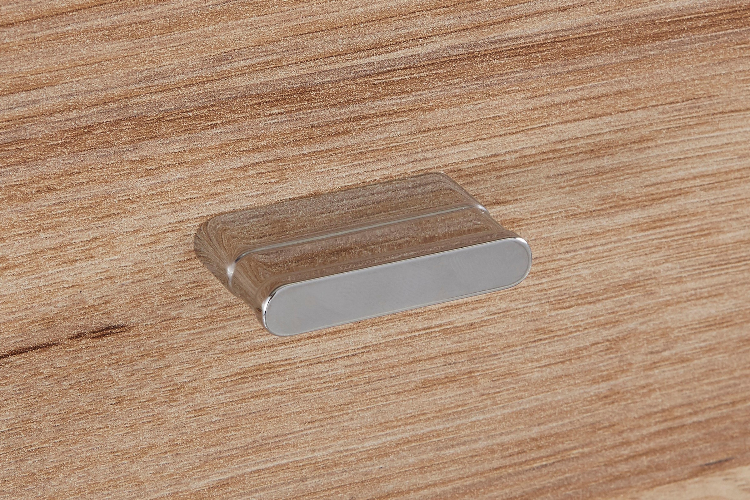 FORTE Vitrine »Como«, Highboard, LED Beleuchtung Einlegeböden, Glastüre, Soft Close
