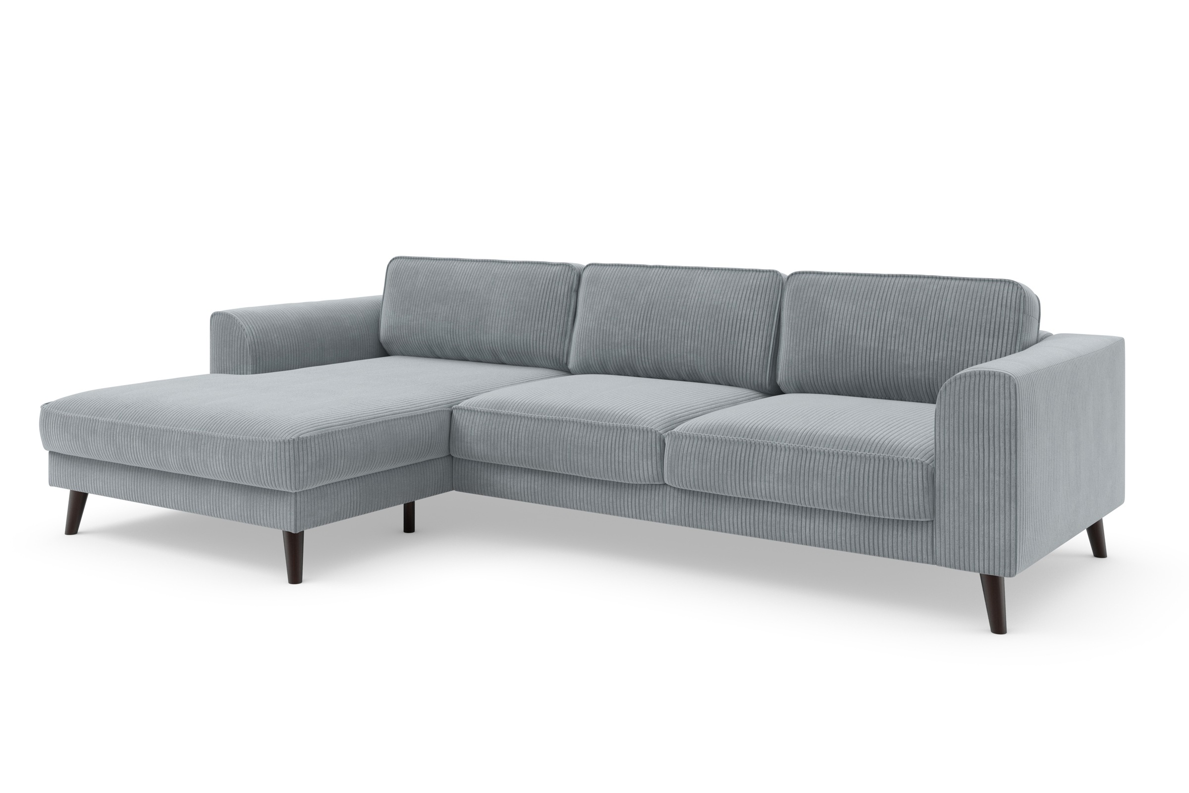 TRENDMANUFAKTUR Ecksofa »Lumber Jack, elegantes Designsofa, zeitlos modern, hoher Sitzkomfort«, wahlweise mit Bettfunktion u. Bettkasten, L-Form