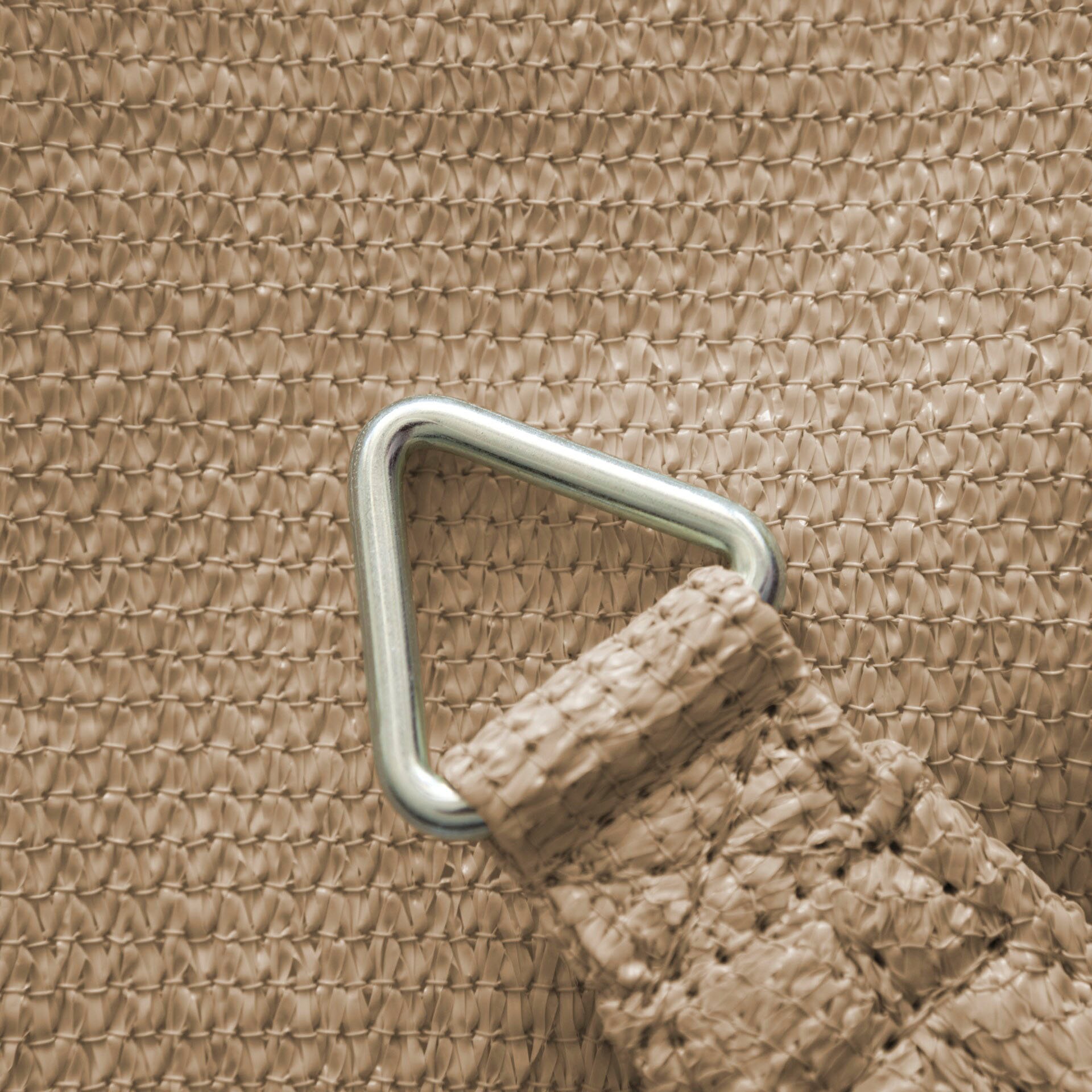 Windhager Sonnensegel »Capri Dreieck«, 4x4x4m, schilf