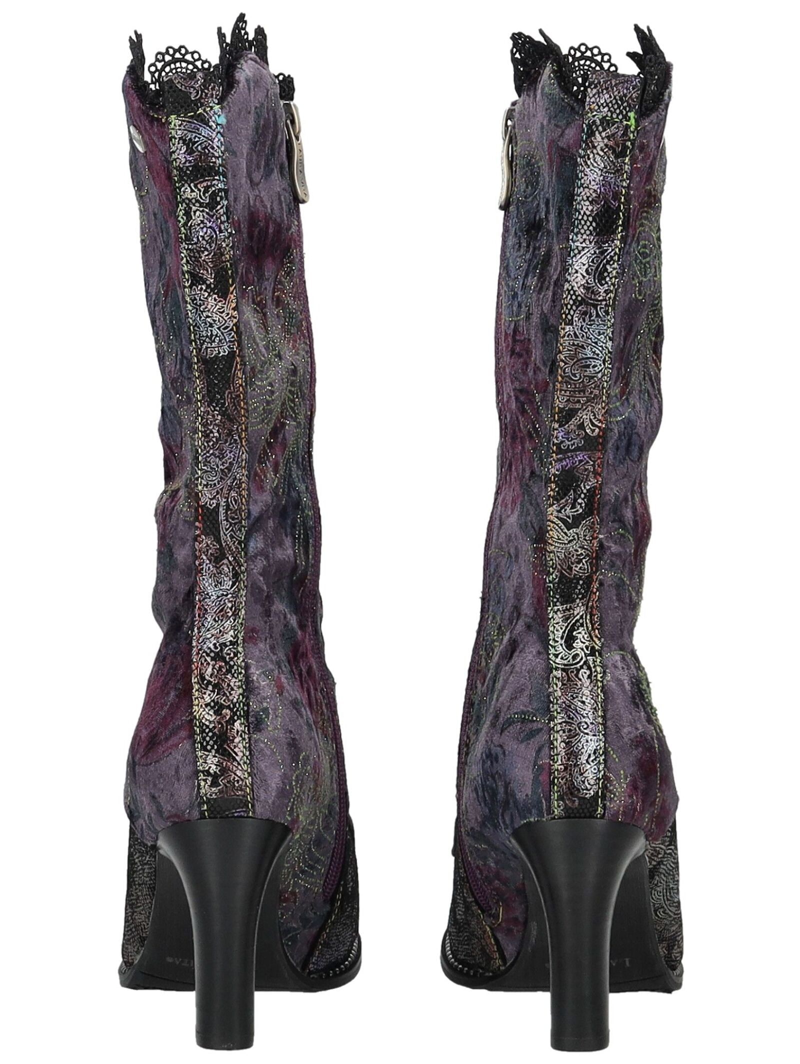 LAURA VITA High-Heel-Stiefel »LAURA VITA Stiefel Leder/Textil«