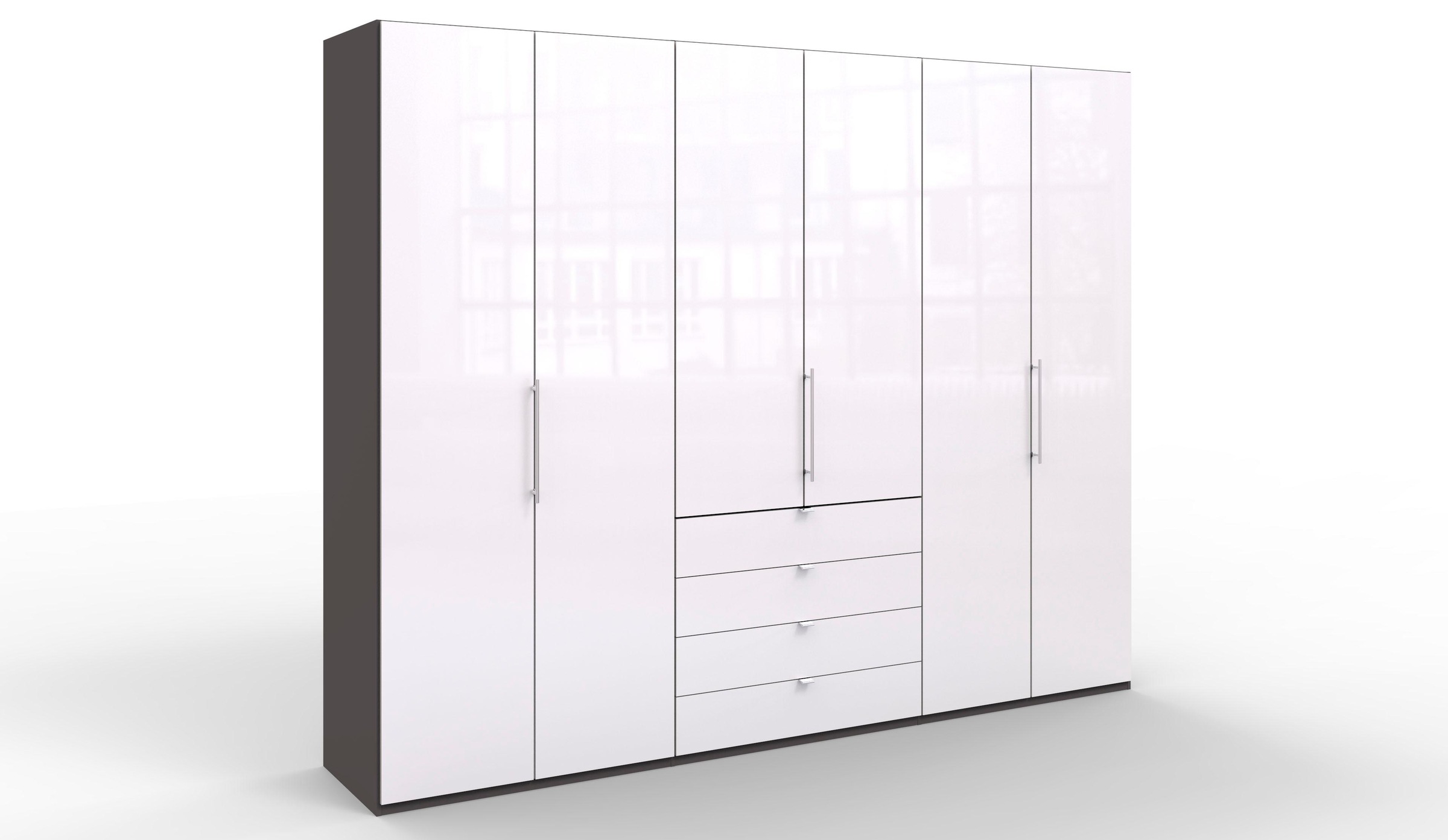 Glasfront WIEMANN BAUR | Kleiderschrank »Loft«,