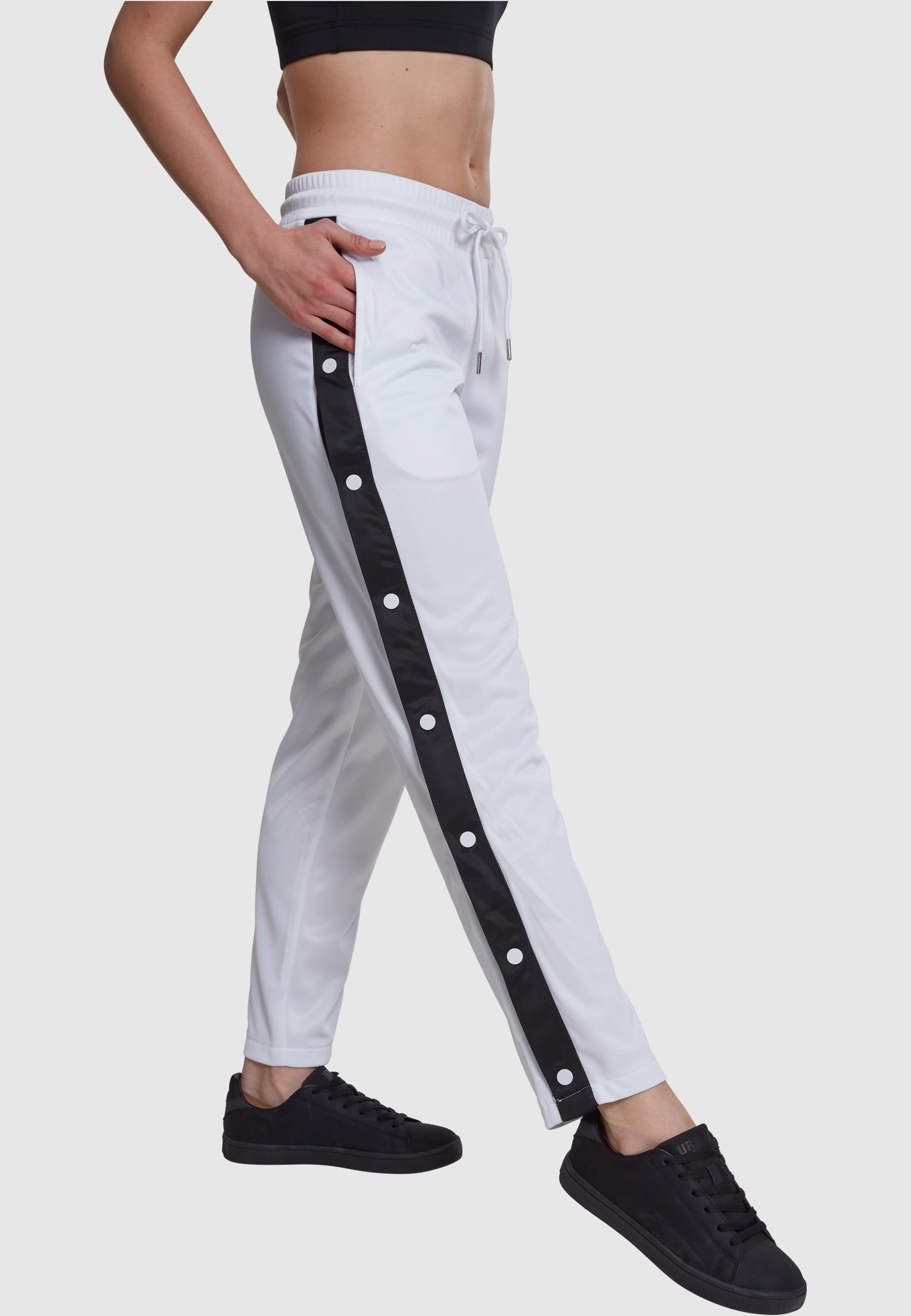 URBAN CLASSICS Stoffhose »Urban Classics Damen Ladies Button Up Track Pants«, (1 tlg.)