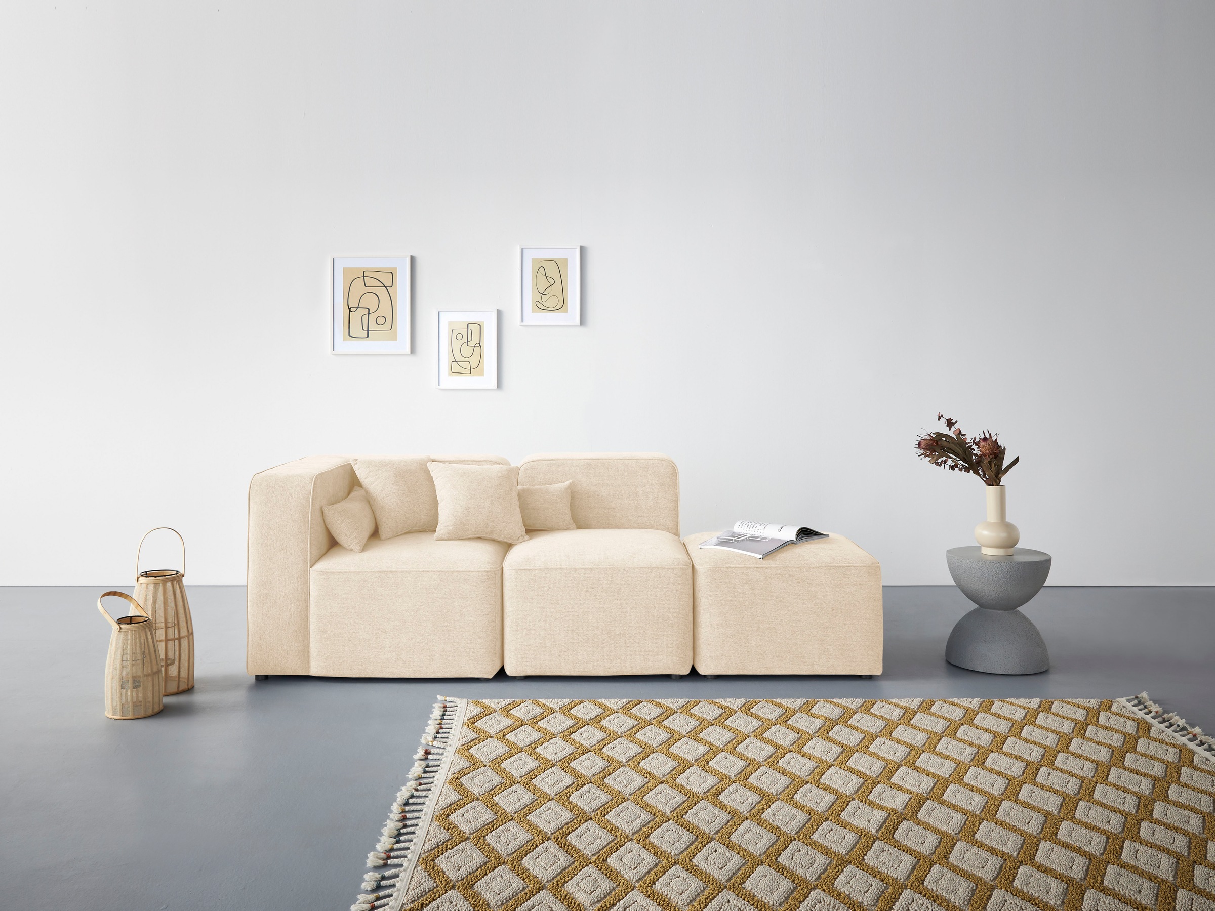 Home affaire 3-Sitzer "Sundstrup" Modulserie, individuelle Zusammenstellung günstig online kaufen