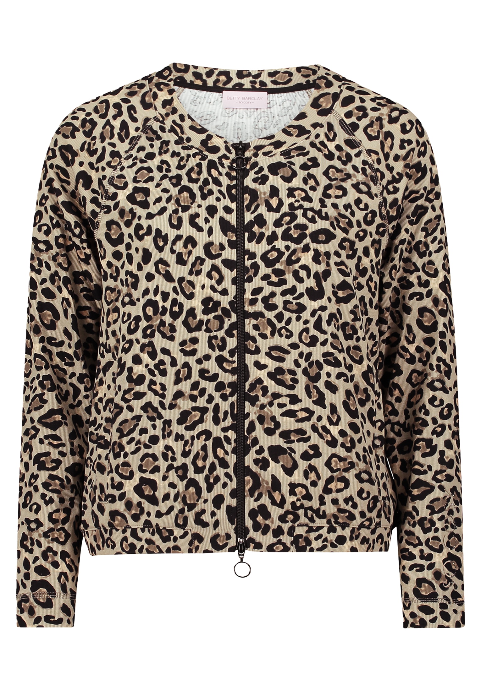 Betty Barclay Sweatjacke "Damen Shirtjacke mit Rippenstruktur" günstig online kaufen
